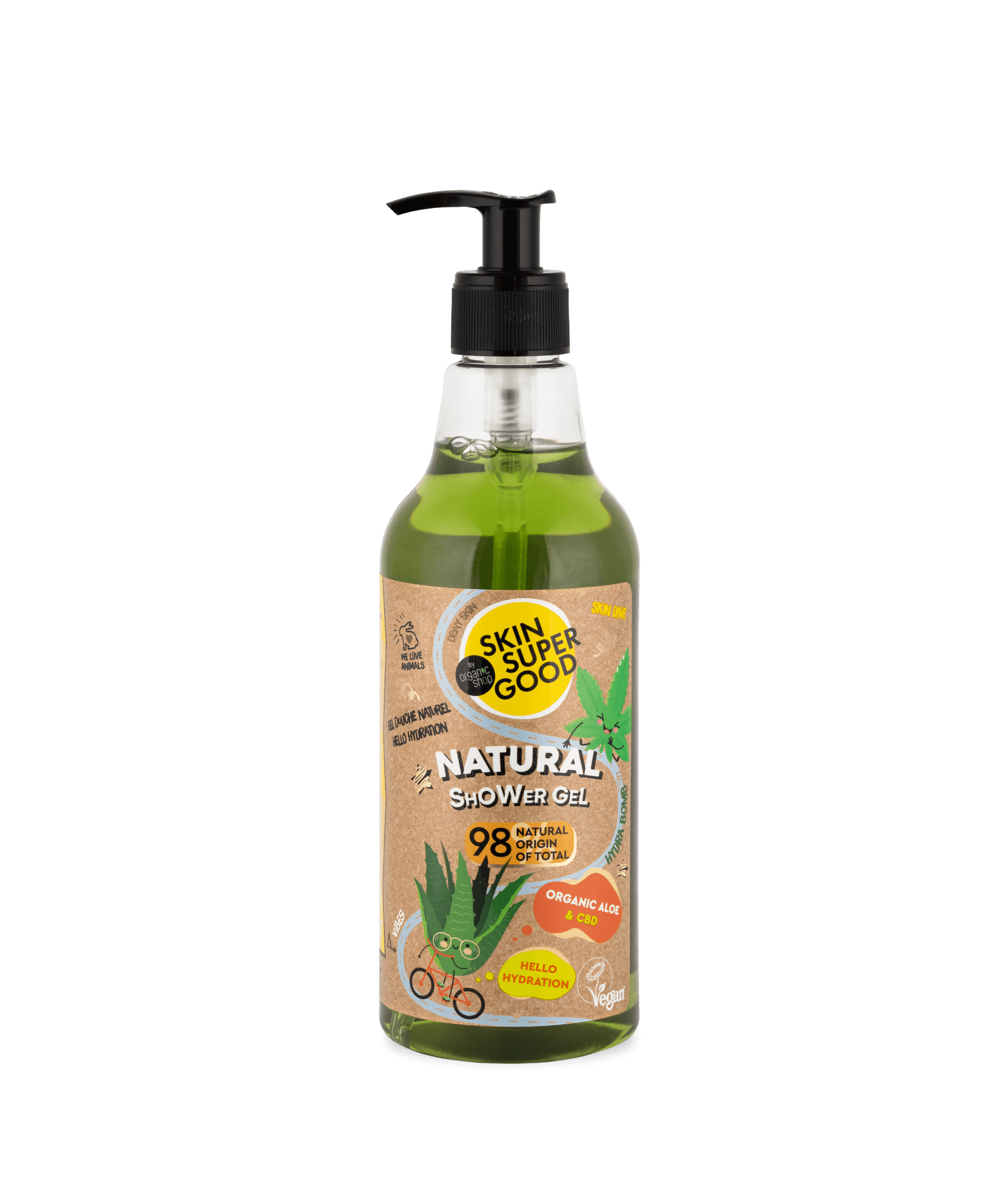 Natural Shower Gel "Hello Hydration"