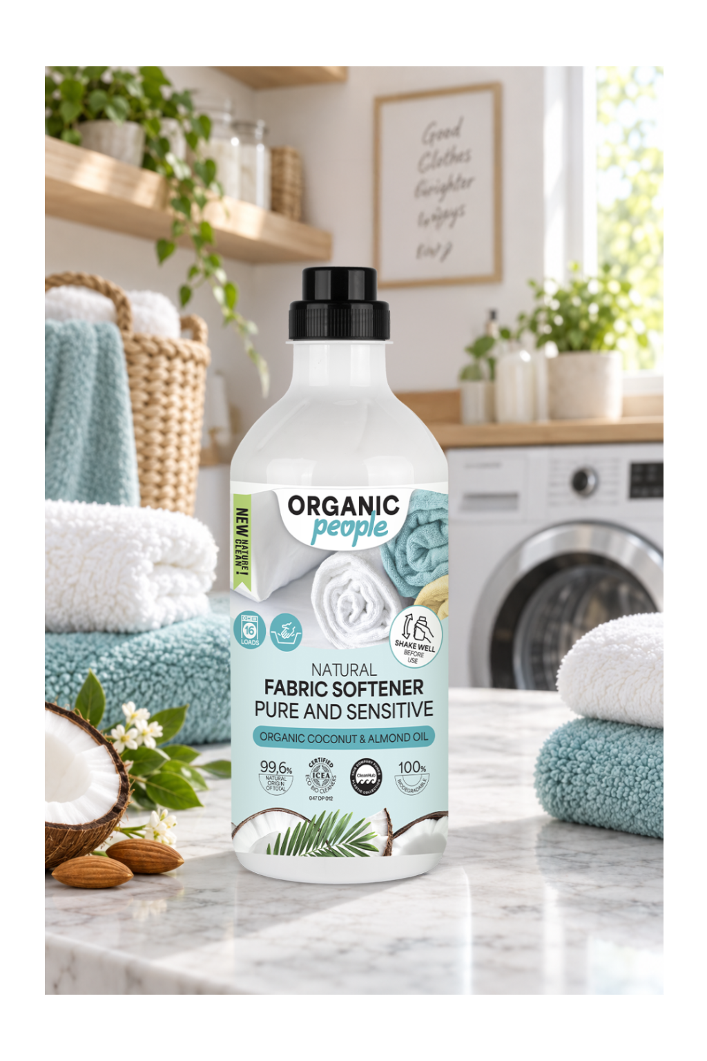 Organic People. Fabric Softener, Sensitive