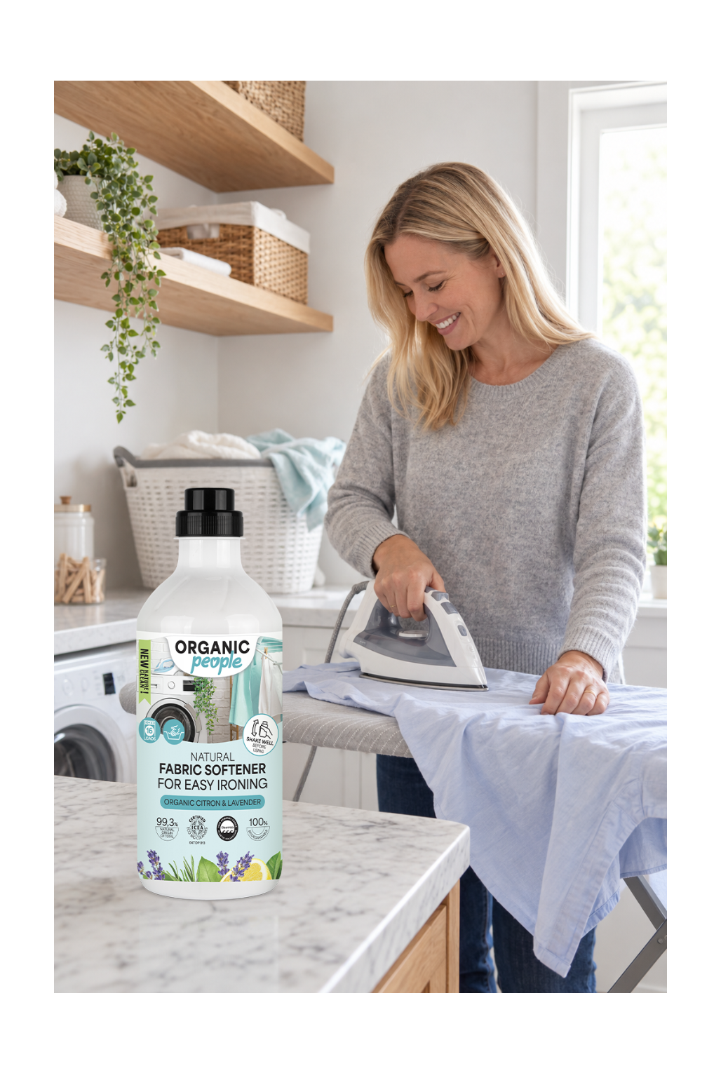 Organic People. Fabric Softener For Easy Ironing