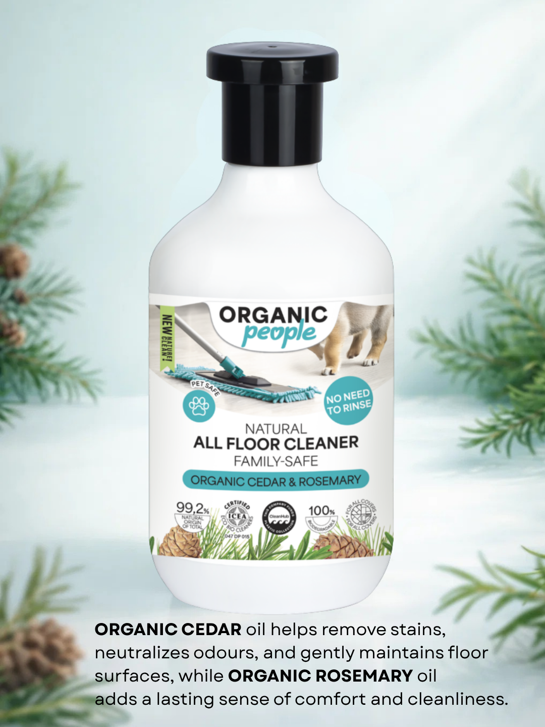 Organic People. All Floor Cleaner Family-Safe