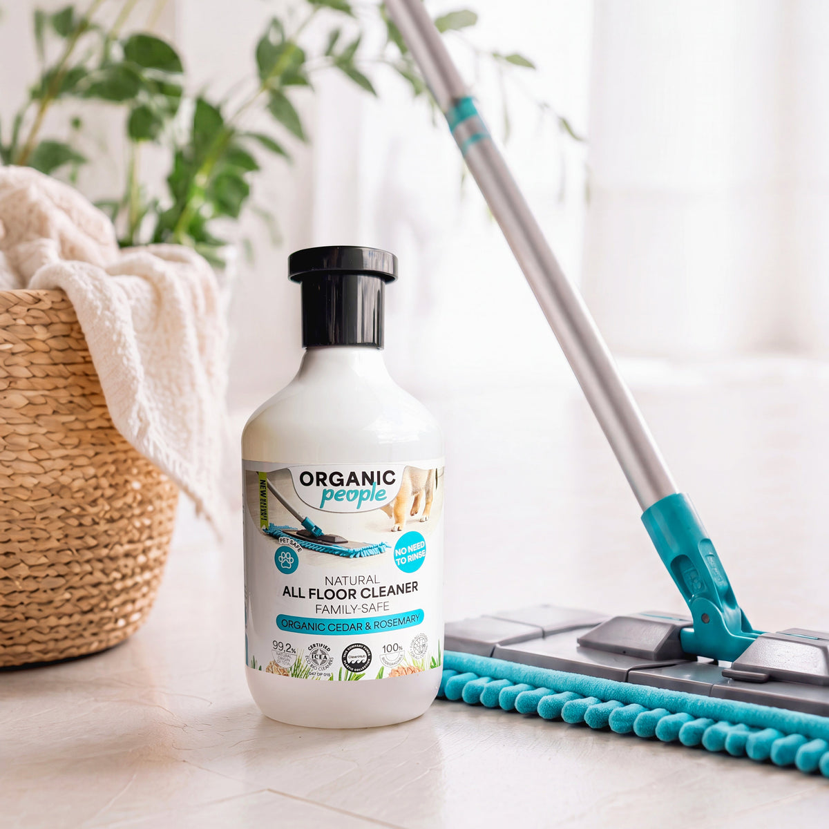 Organic People. All Floor Cleaner Family-Safe