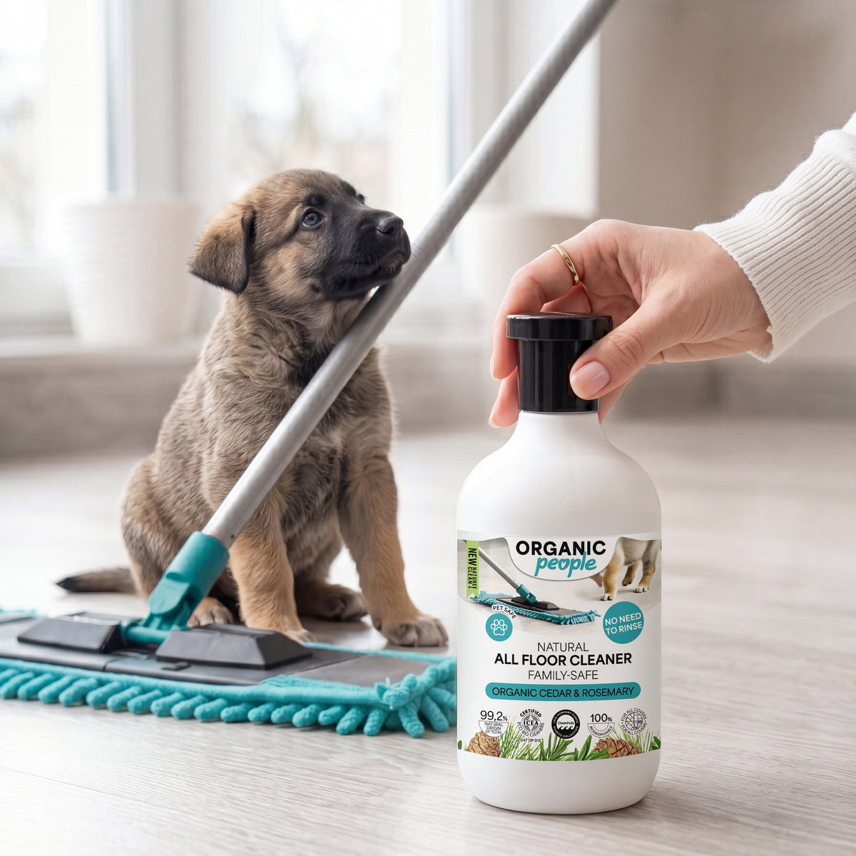 Organic People. All Floor Cleaner Family-Safe