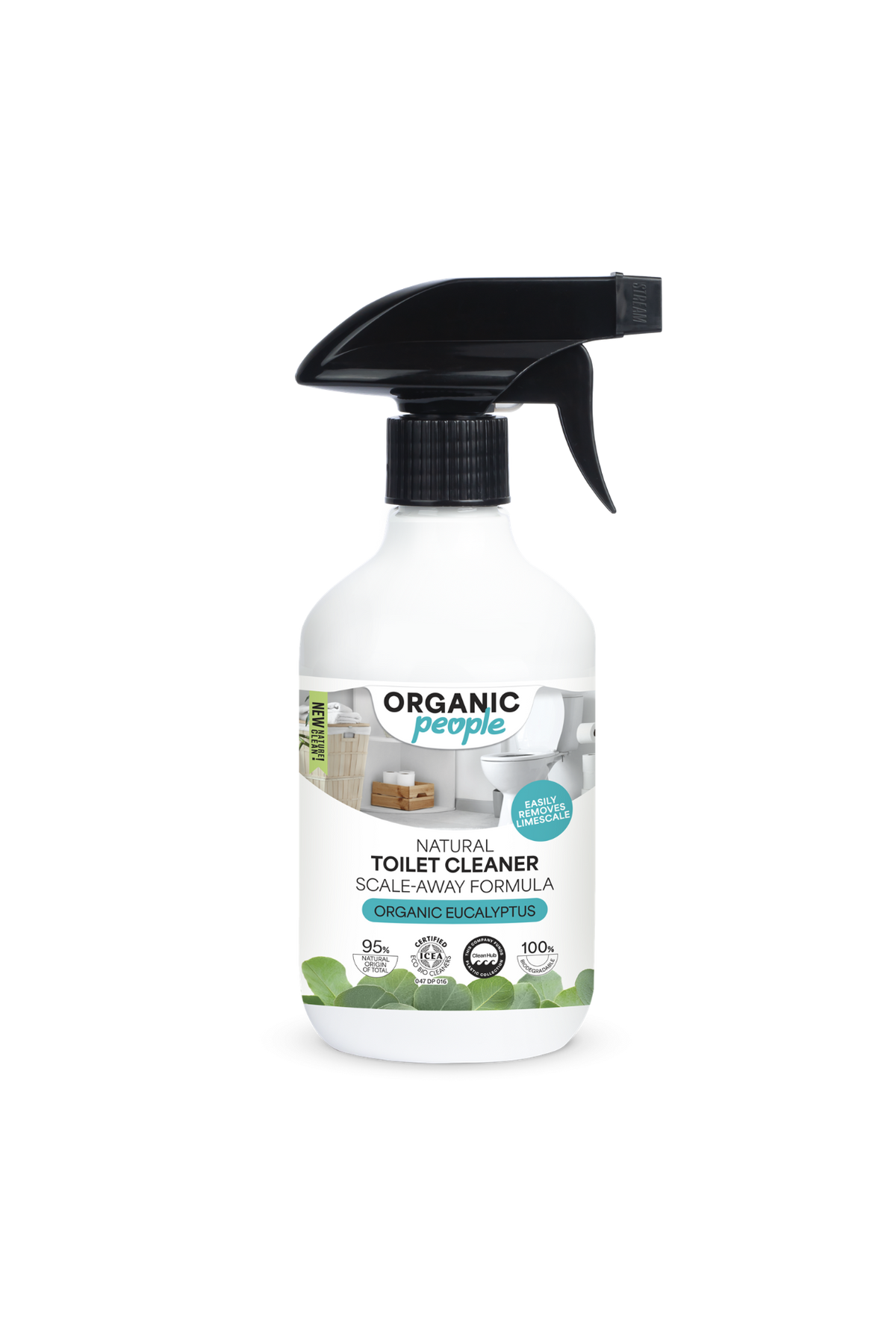 Organic People. Toilet Cleaner Scale-Away Formula