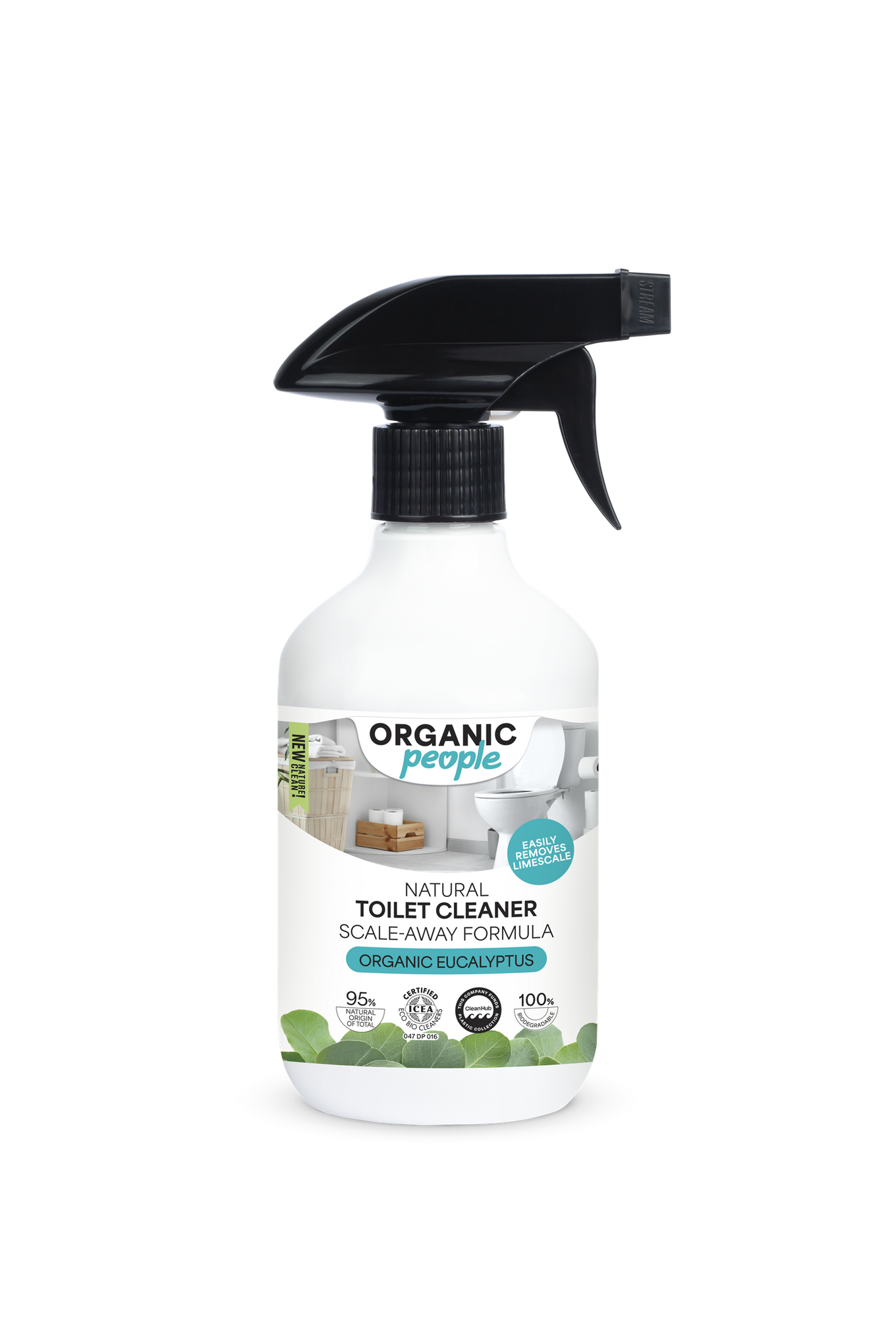 Organic People. Toilet Cleaner Scale-Away Formula