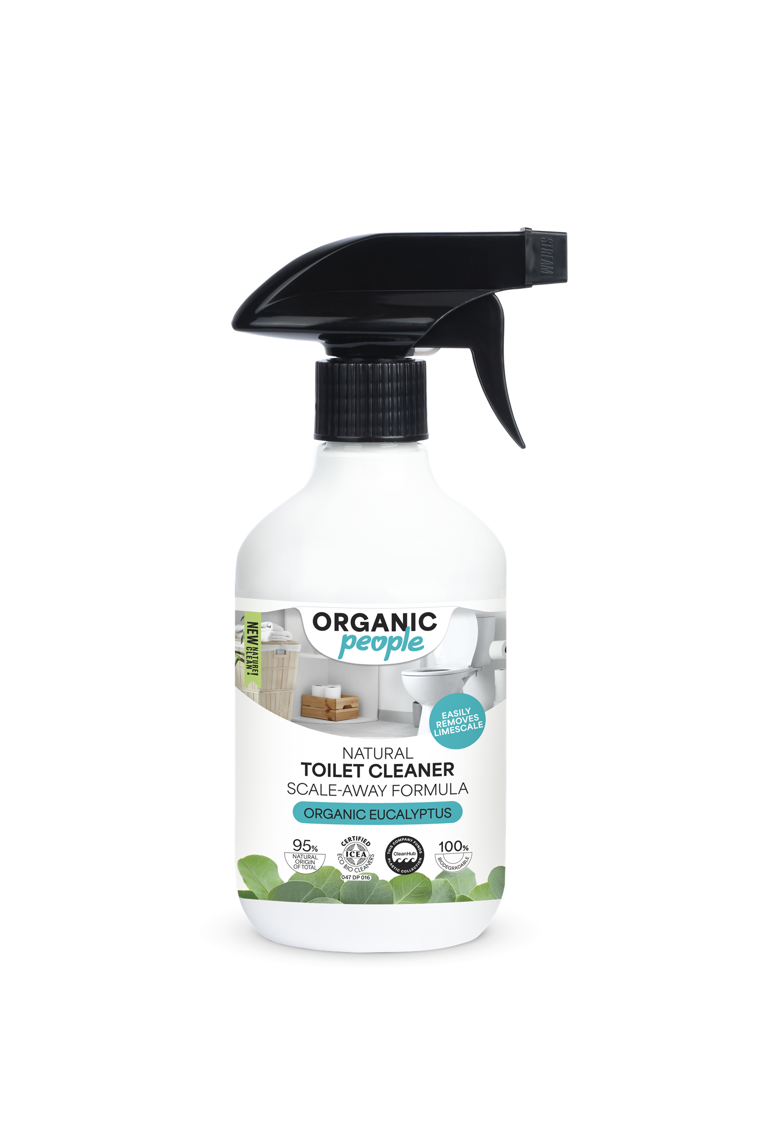 Organic People. Toilet Cleaner Scale-Away Formula