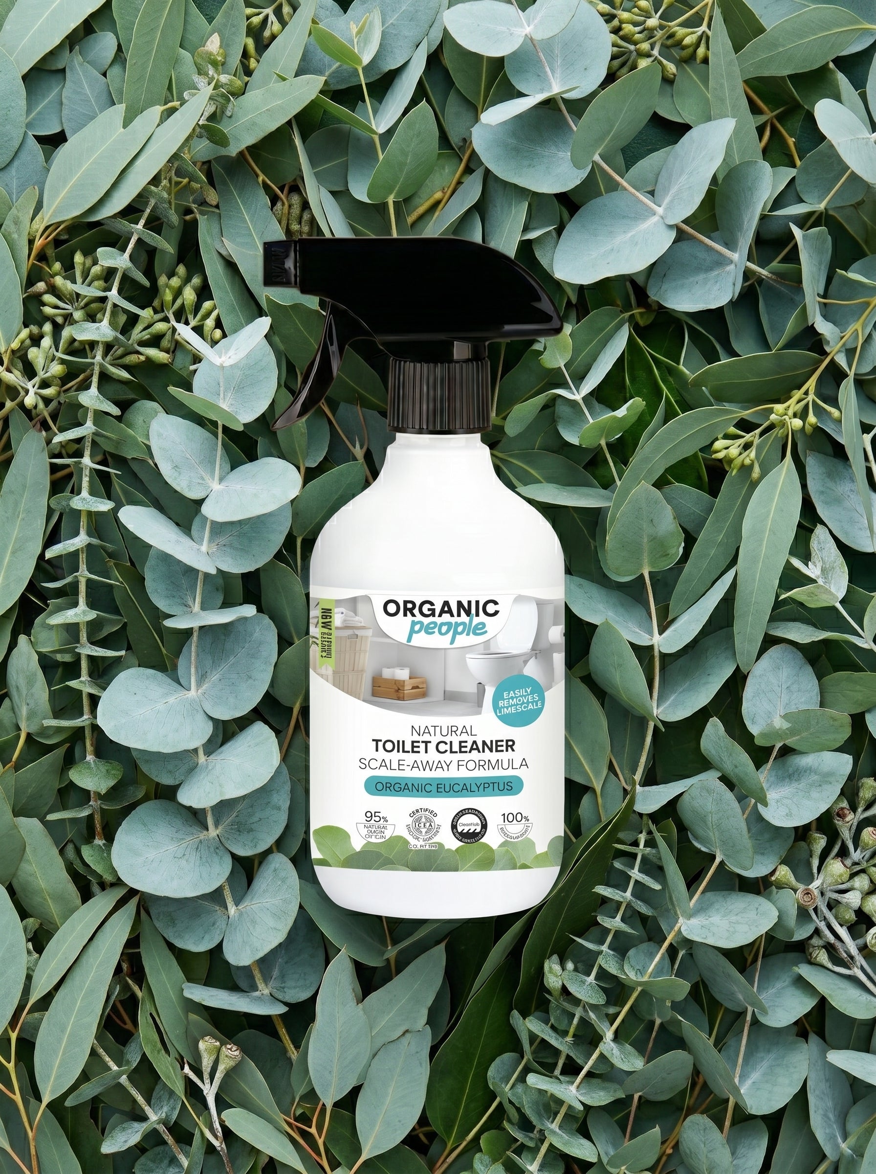 Organic People. Toilet Cleaner Scale-Away Formula