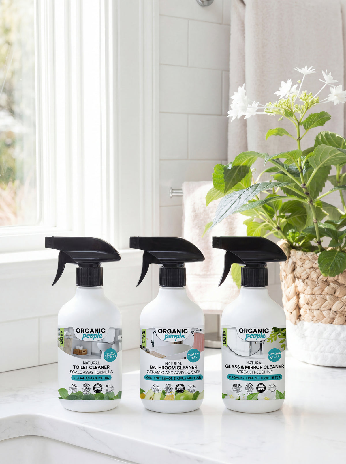 Organic People. Toilet Cleaner Scale-Away Formula