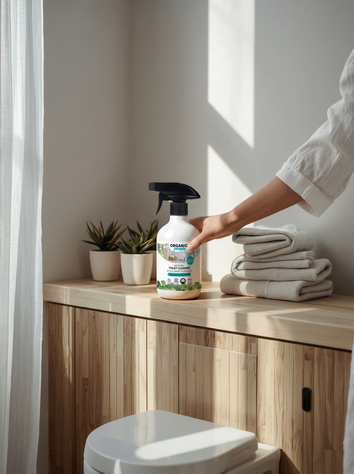 Organic People. Toilet Cleaner Scale-Away Formula