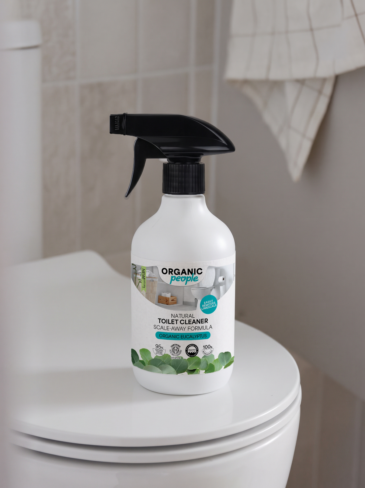 Organic People. Toilet Cleaner Scale-Away Formula