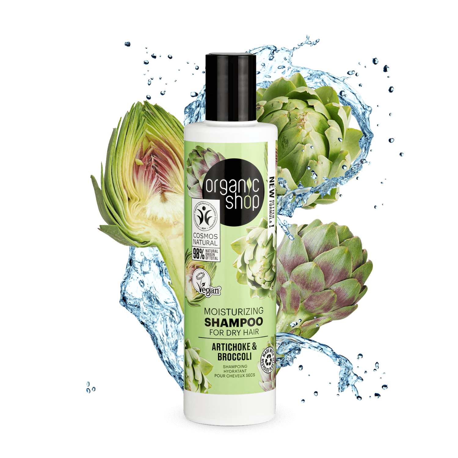Moisturizing Shampoo For Dry Hair Artichoke & Broccoli