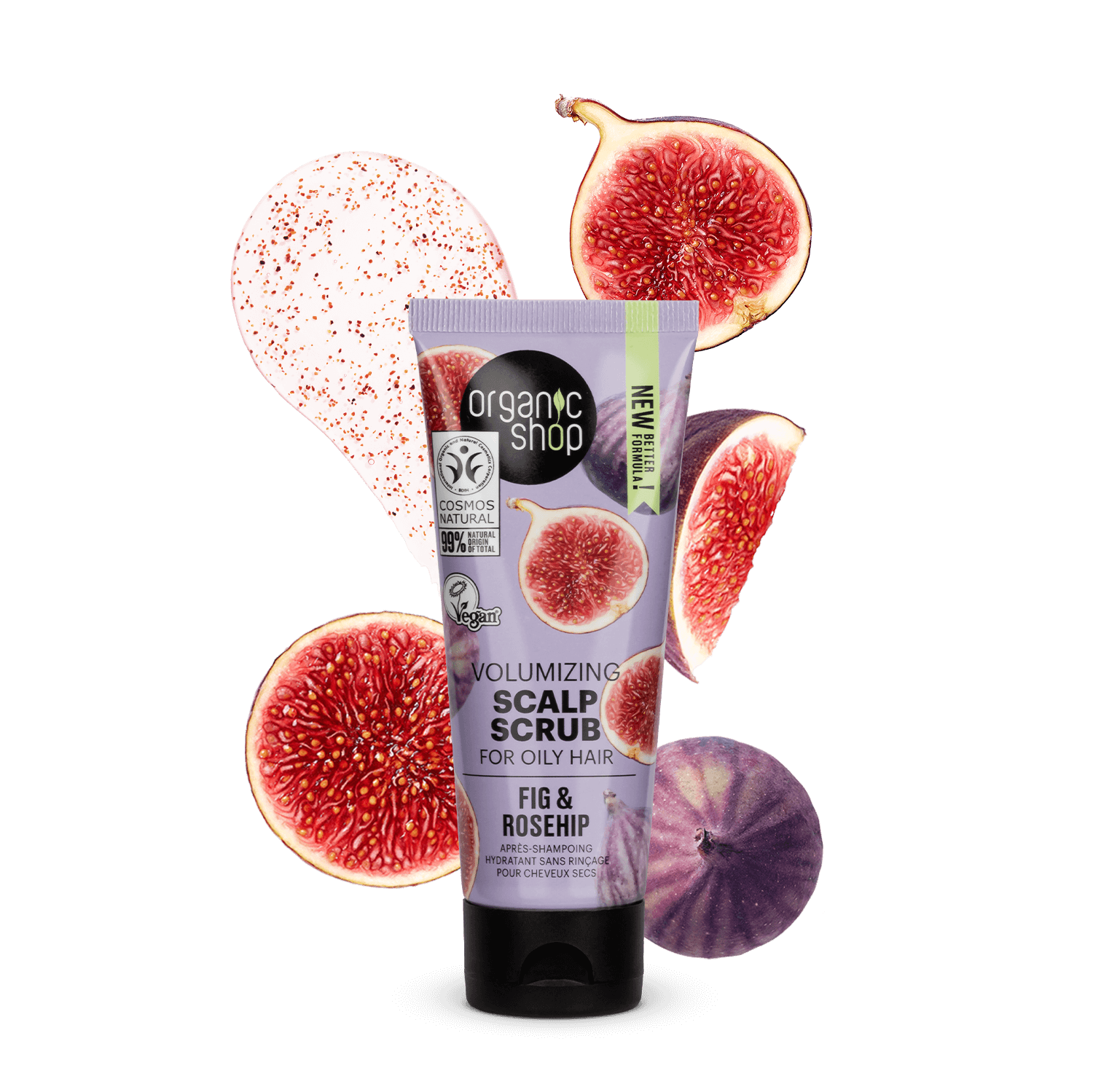 Volumizing Scalp Scrub For Oily Hair Fig & Rosehip