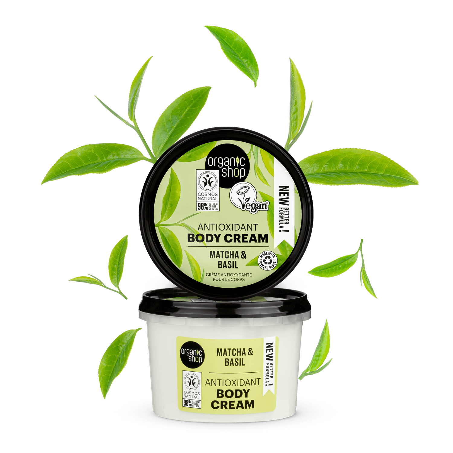 Antioxidant Body Cream Matcha & Basil
