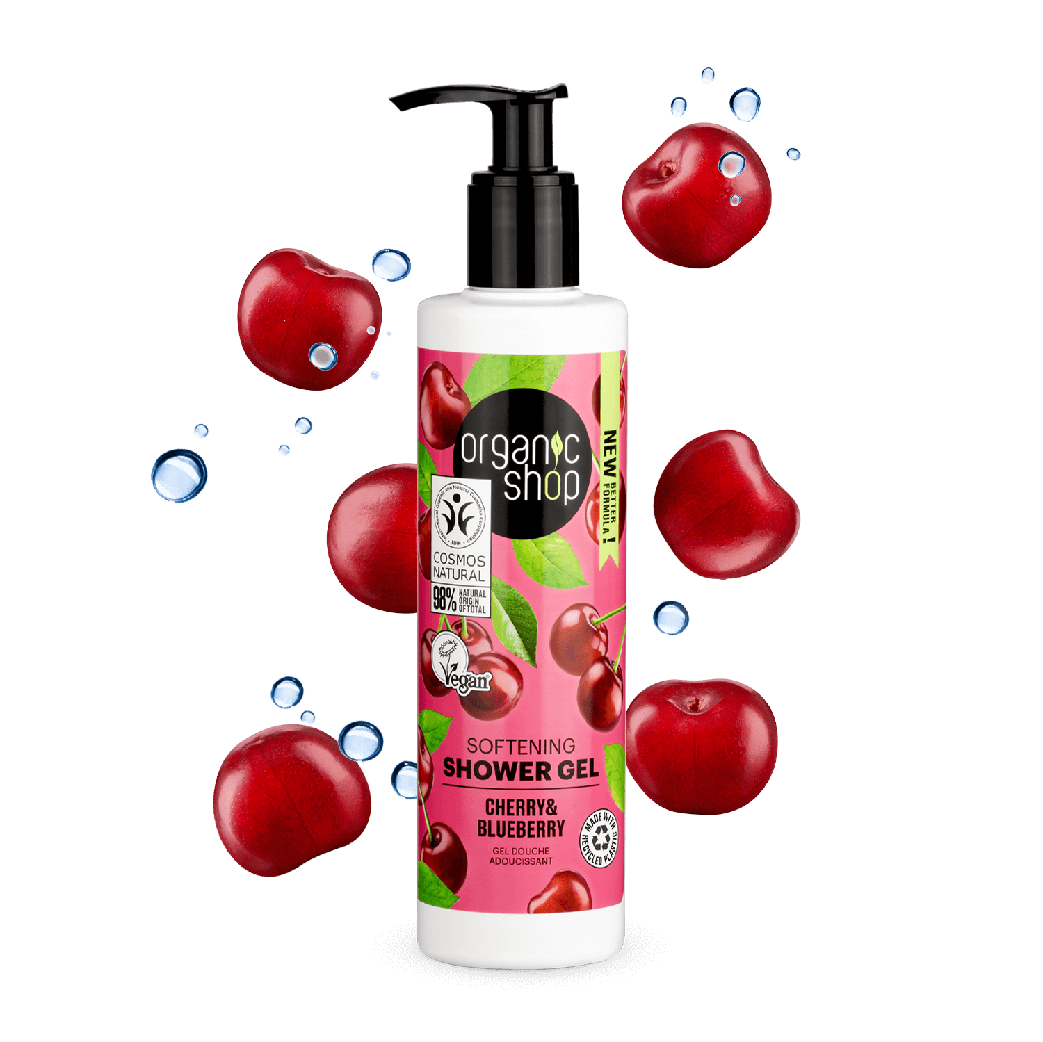 Softening Shower Gel Cherry & Blueberry