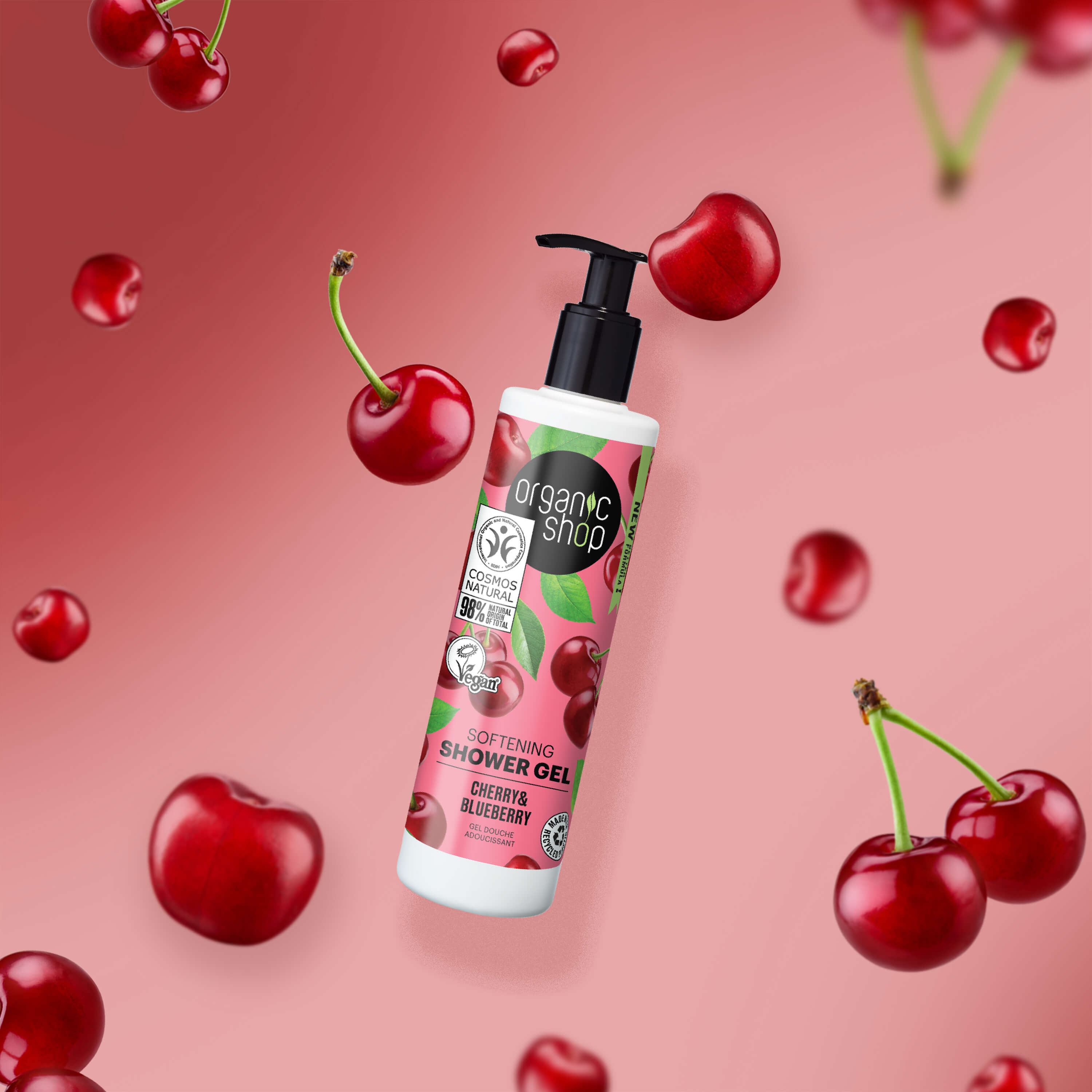 Softening Shower Gel Cherry & Blueberry