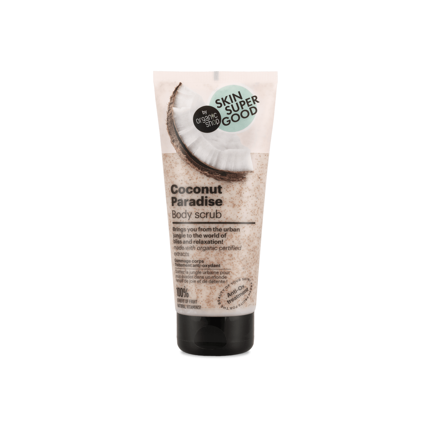 Coconut Paradise Body Scrub. Anti-Ox Treatment