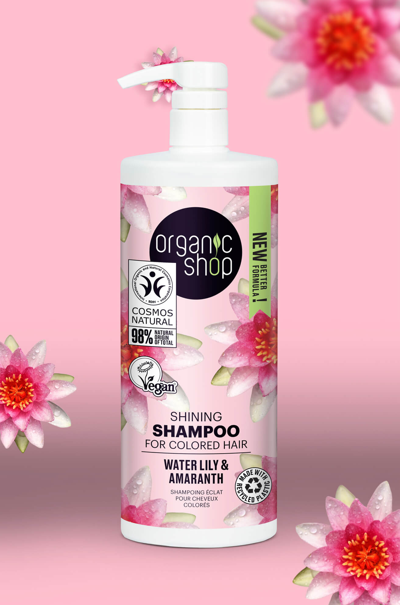 Shining Shampoo for Colored Hair Water Lily and Amaranth