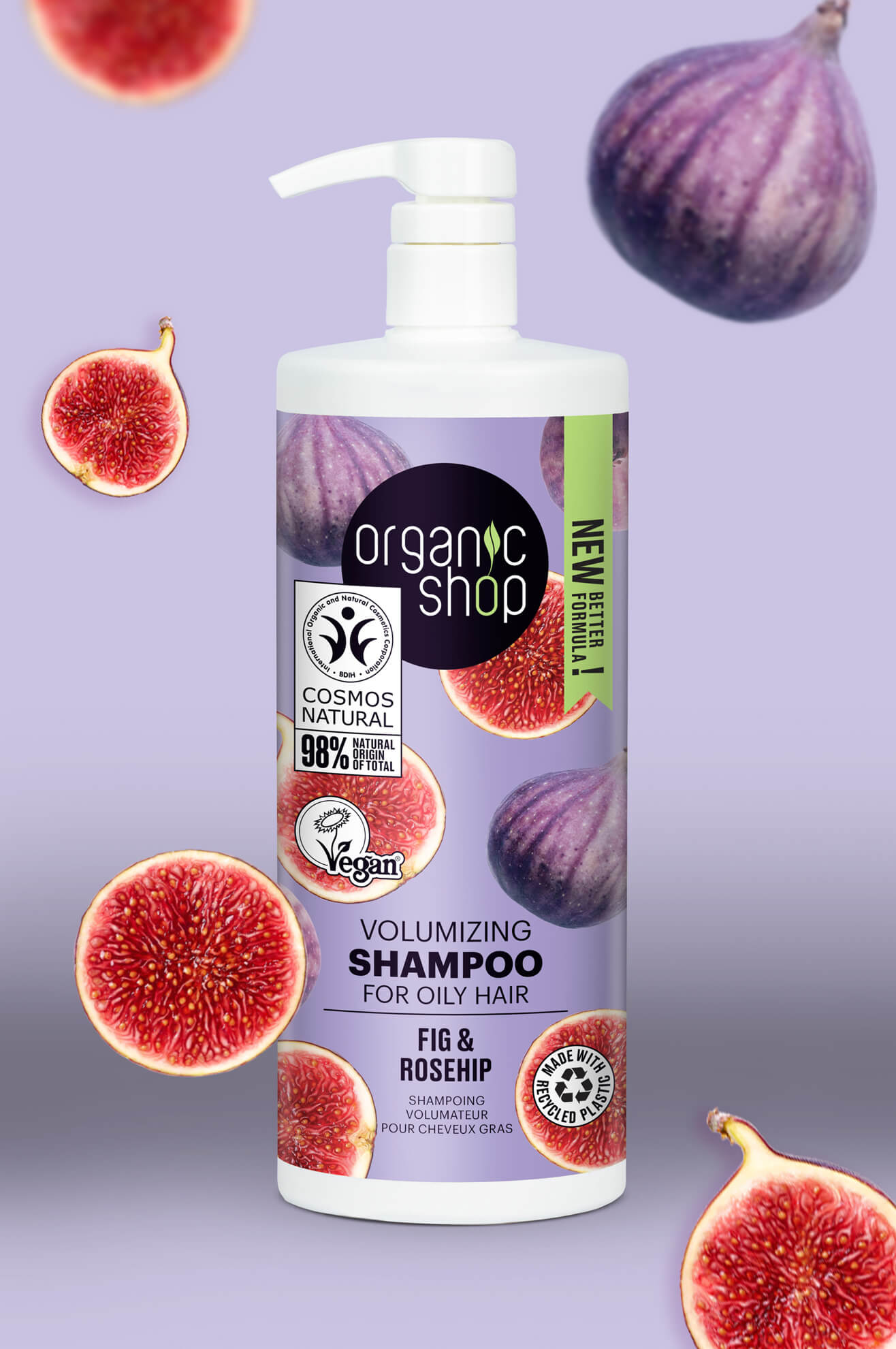 Volumizing Shampoo for Oily Hair Fig and Rosehip