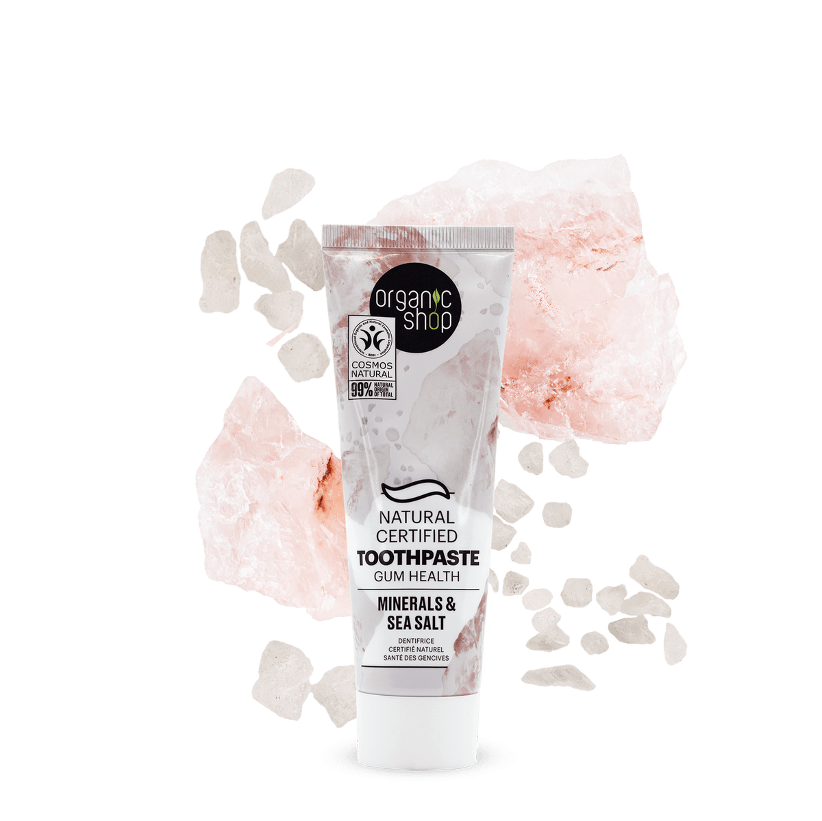 Salt Toothpaste Pro Minerals & Salt. Natural Certified Toothpaste Gum Health – Organic Shop
