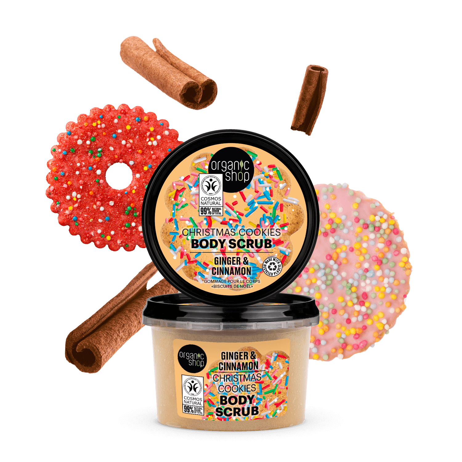 Body Scrub Christmas Cookies