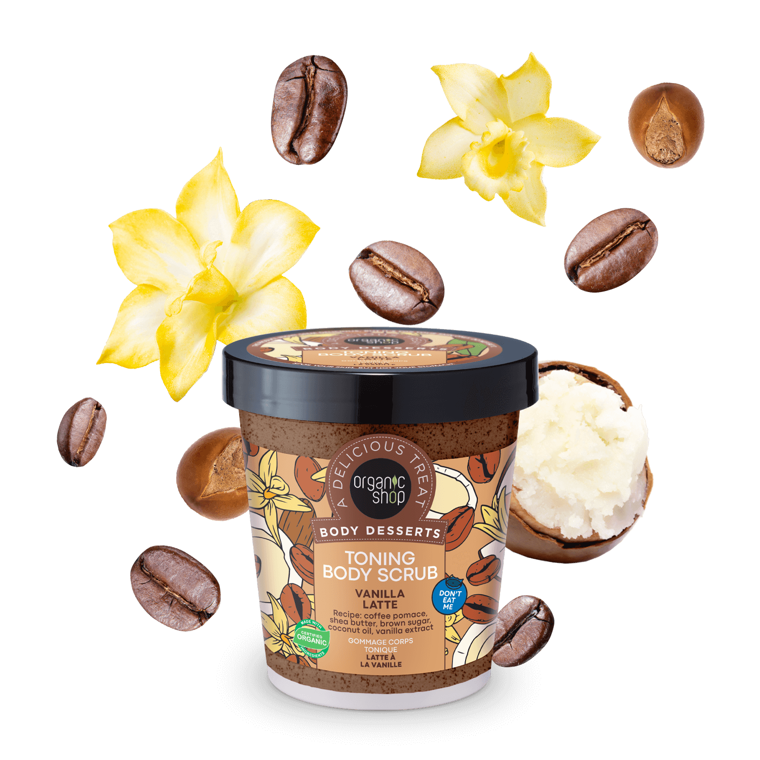 Toning Body Scrub Vanilla Latte