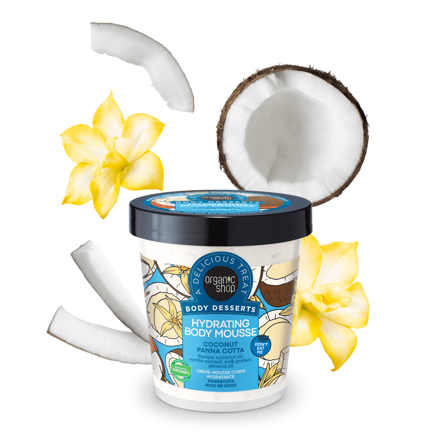 Hydrating Body Mousse Coconut Panna Cotta