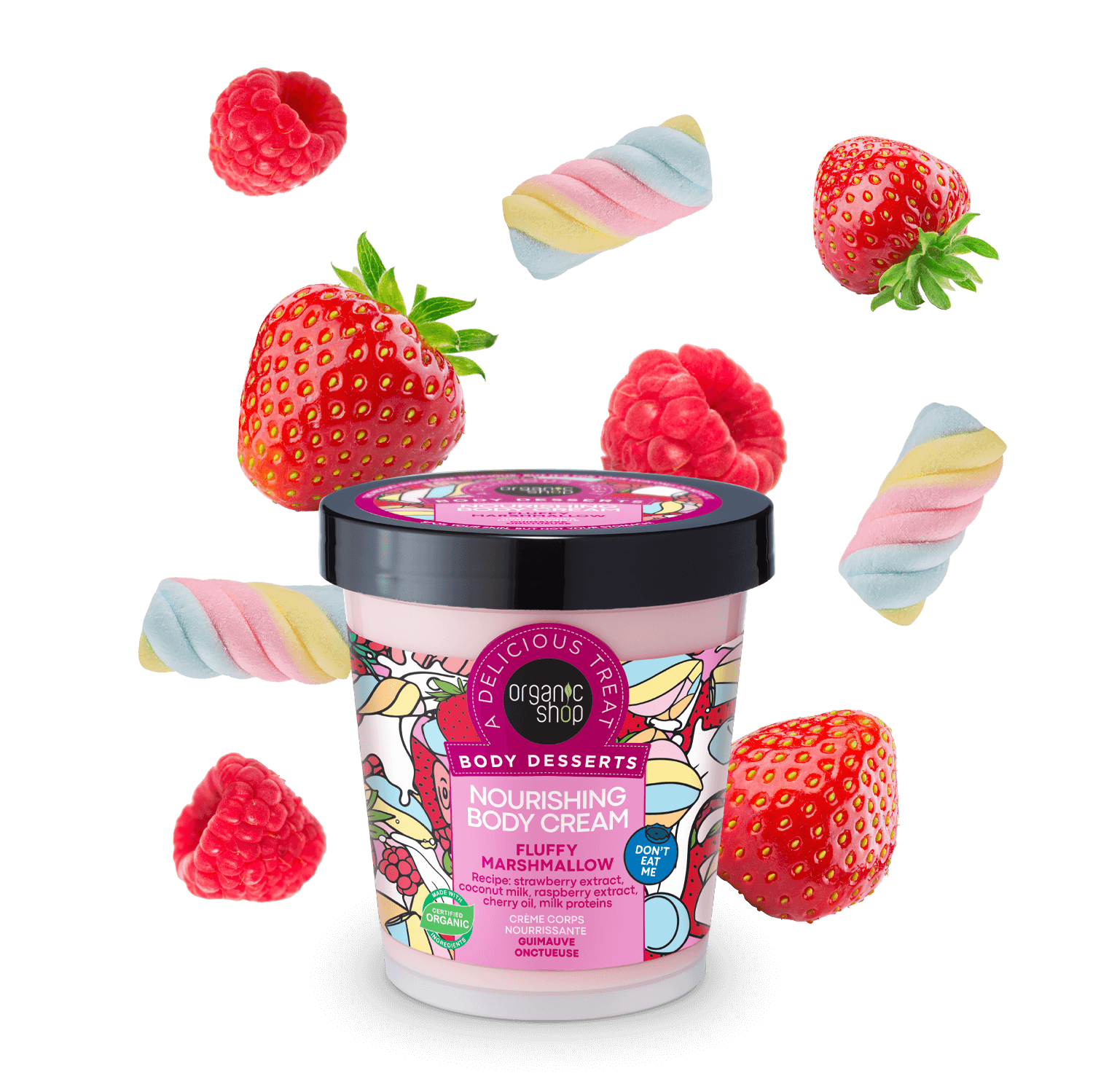 Nourishing Body Cream Fluffy Marshmallow – Organic Shop