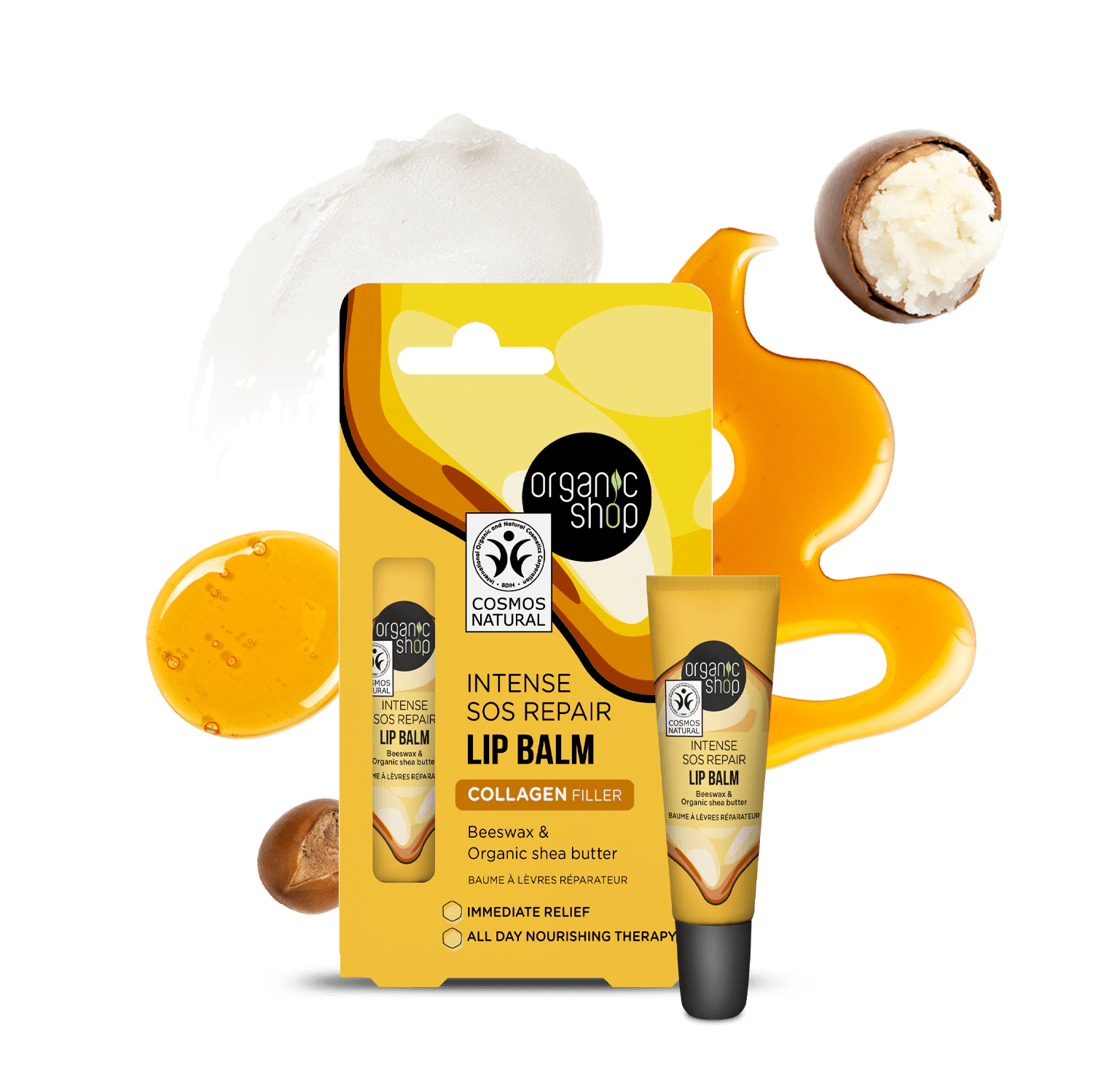 SOS Repair Lip Balm. Beeswax & Shea Butter