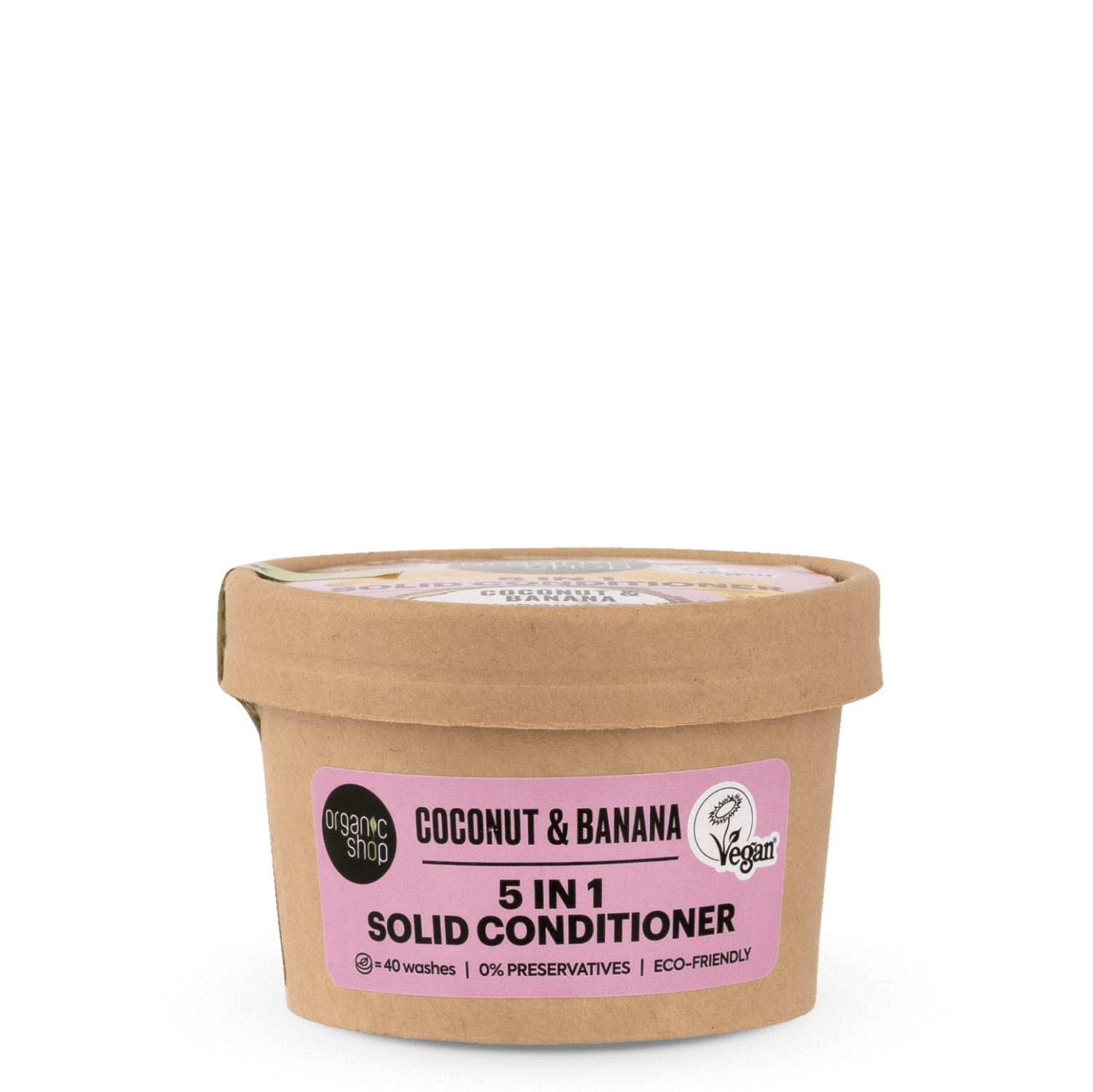 5-In-1 Solid Conditioner Bar. Coconut & Banana