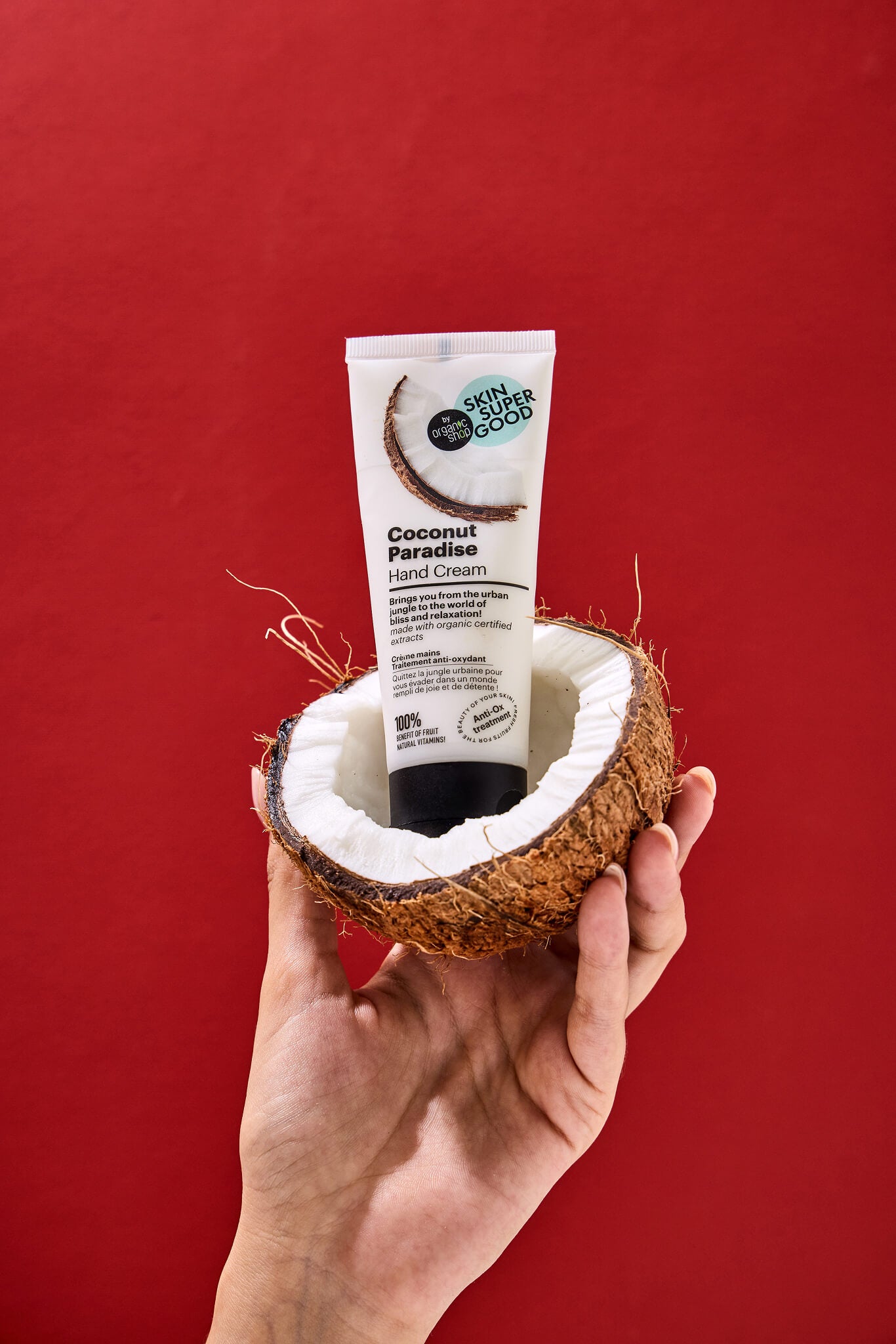 Coconut Paradise Hand Cream. Anti-Ox Treatment