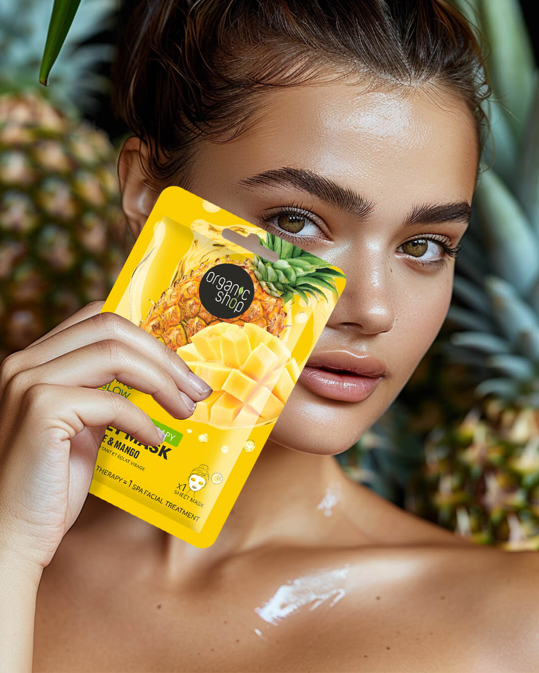 Collagen Therapy Sheet Mask. Pineapple & Mango