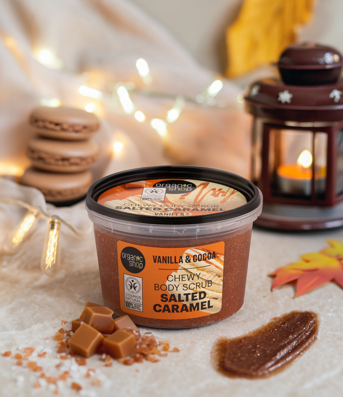 Salted Caramel Chewy Body Scrub. Vanilla & Cocoa
