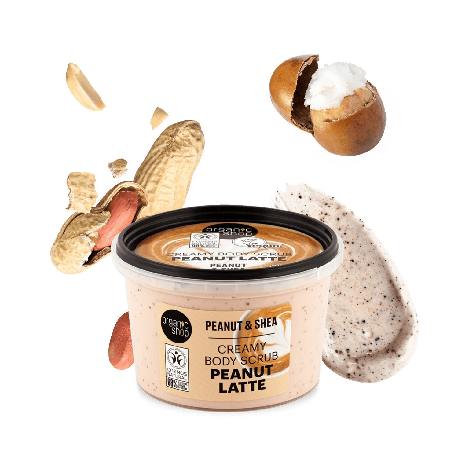 Peanut Latte Creamy Body Scrub. Peanut & Shea