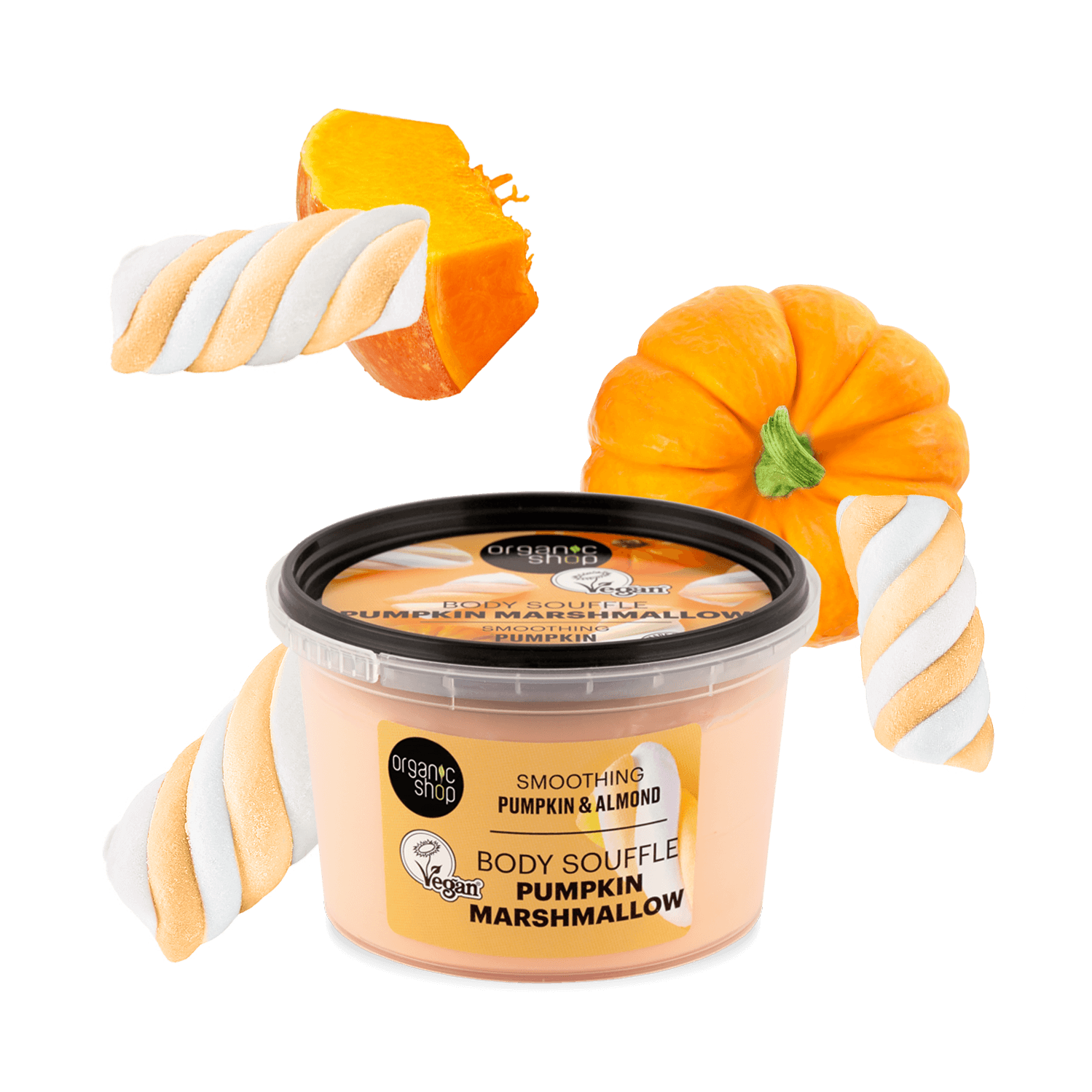 Pumpkin Marshmallow Smoothing Body Souffle. Pumpkin & Almond