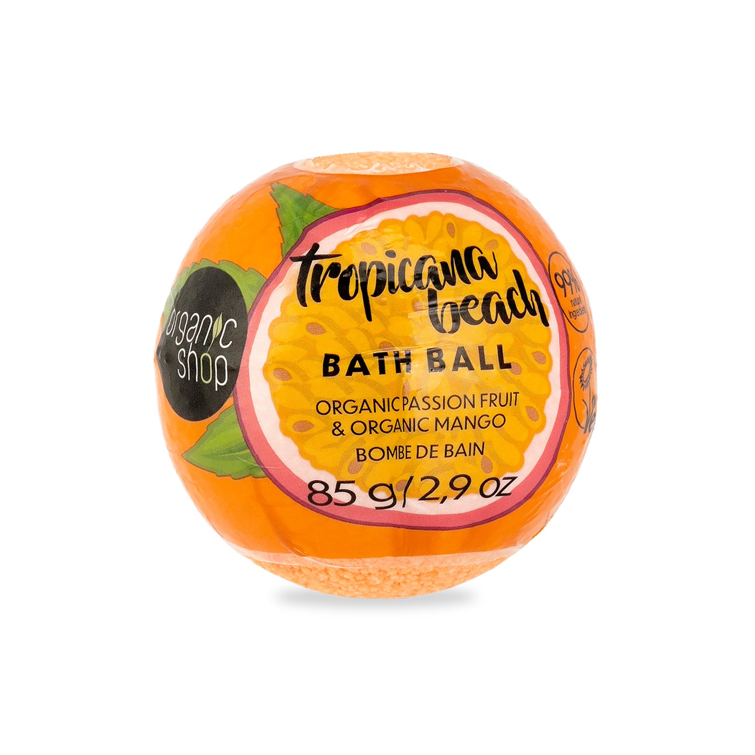 Tropicana Beach Organic Passion Fruit & Organic Mango Bath Ball