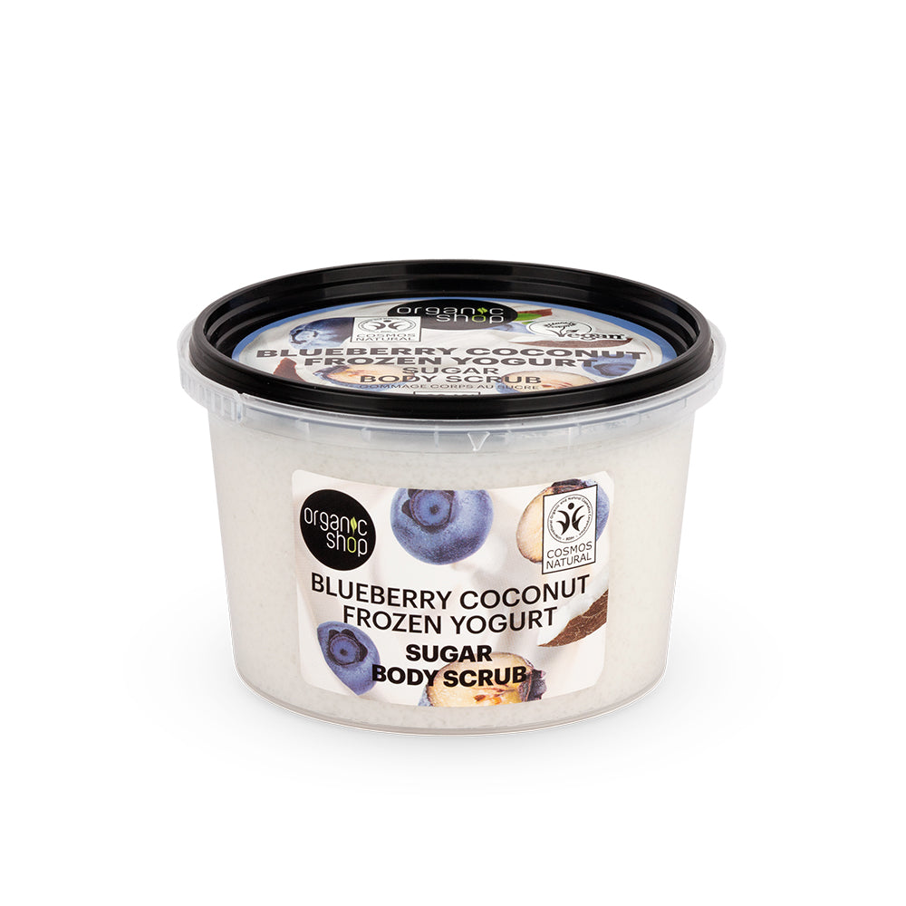 Blueberry Coconut Frozen Yogurt Sugar Body Scrub