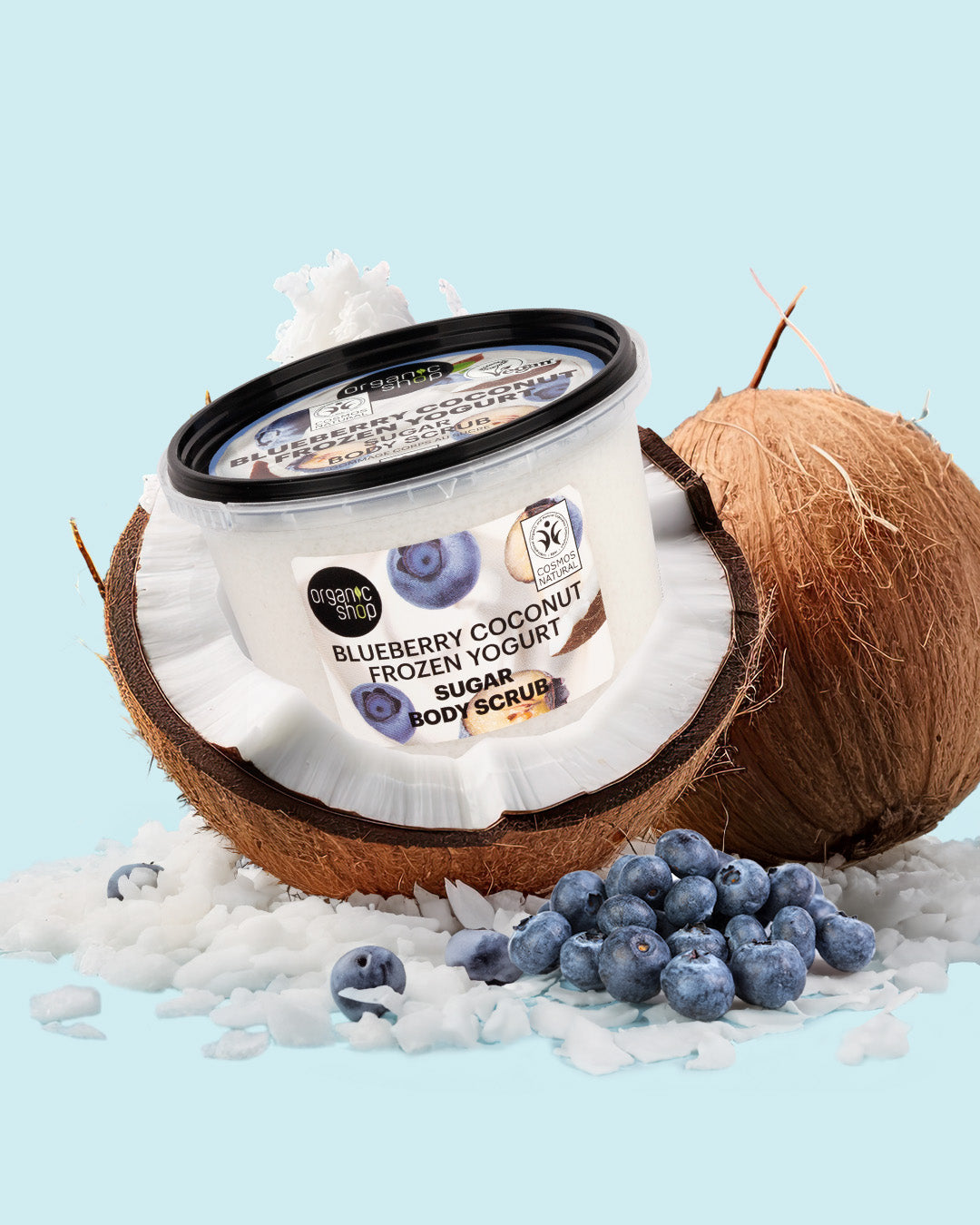 Blueberry Coconut Frozen Yogurt Sugar Body Scrub