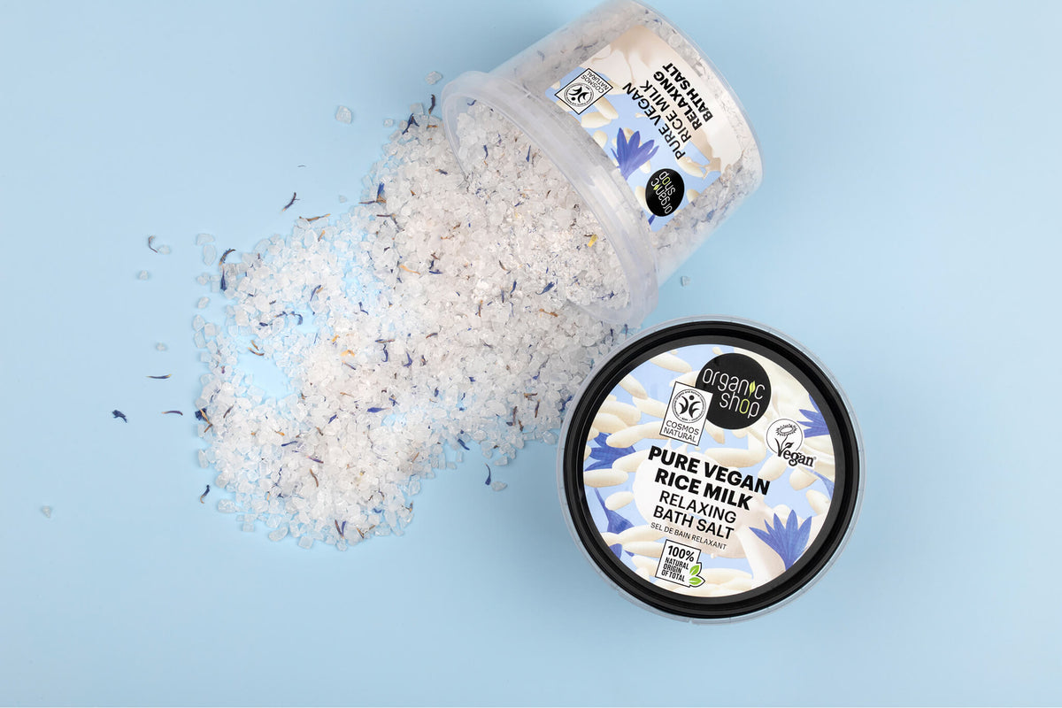 Bath Salt Rice Pure Vegan Rice Milk Relaxing Bath Salt – Organic Shop
