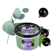 All Natural Sauna Sugar Body Scrub. Blackcurrant & Eucalyptus