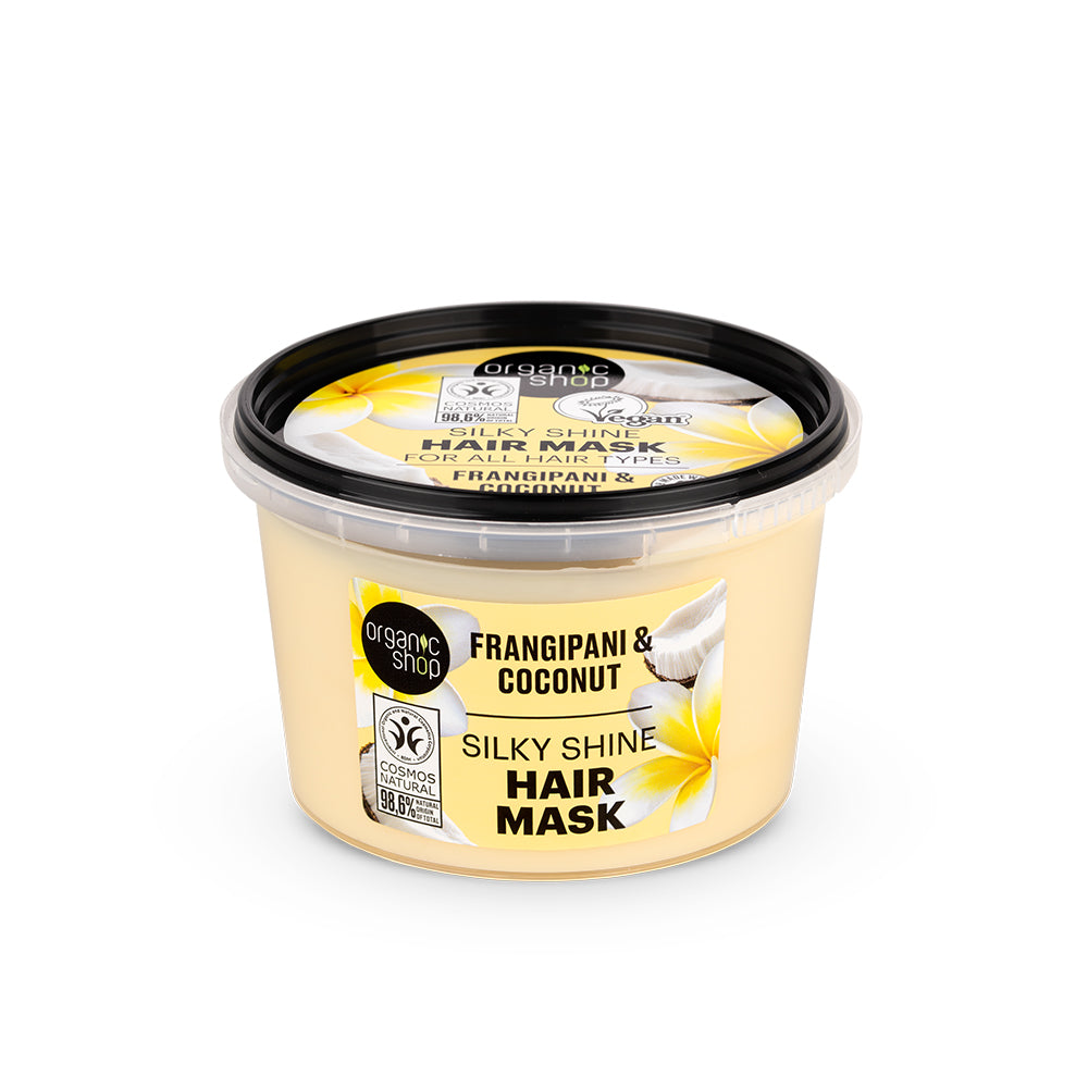Silky Shine Mask For All Hair Types Frangipani & Coconut