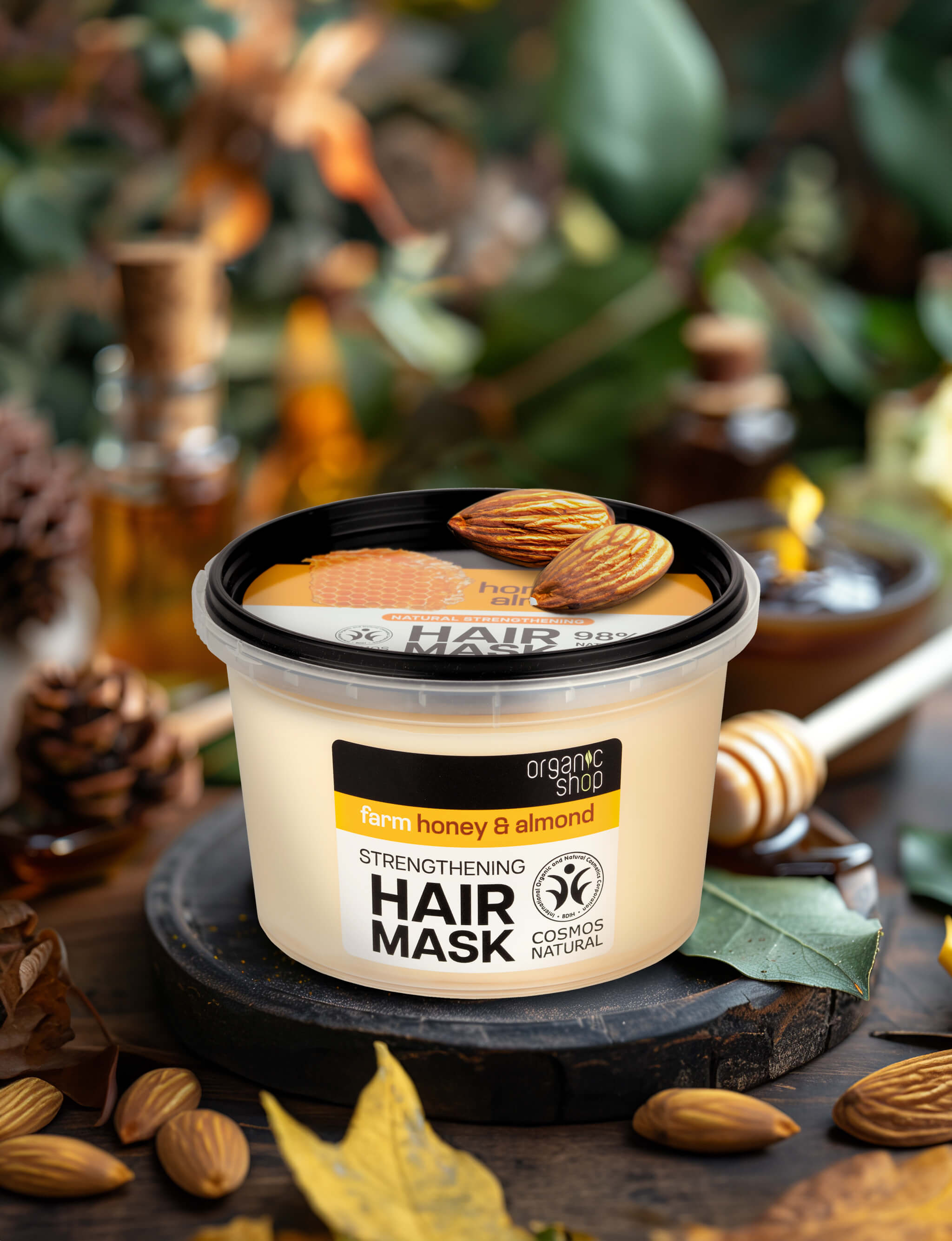 Honey Almond Hair Mask Organic Shop Honey Almond Hair Mask Organic Shop