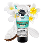 Tanning Body Cream Light. Coco & Majestic Monoi