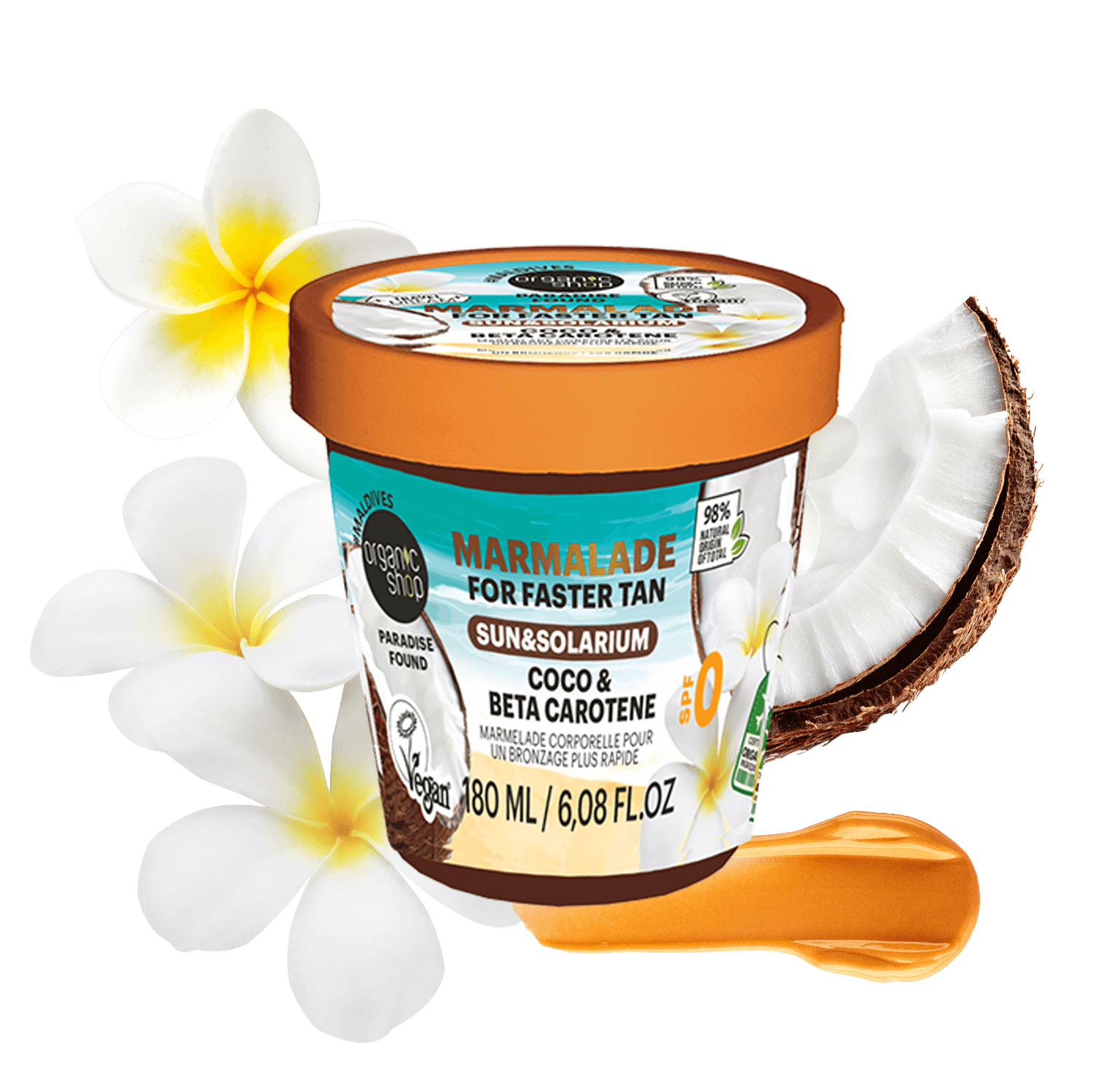 Body Marmalade For Faster Tan. Coco & Beta Carothene