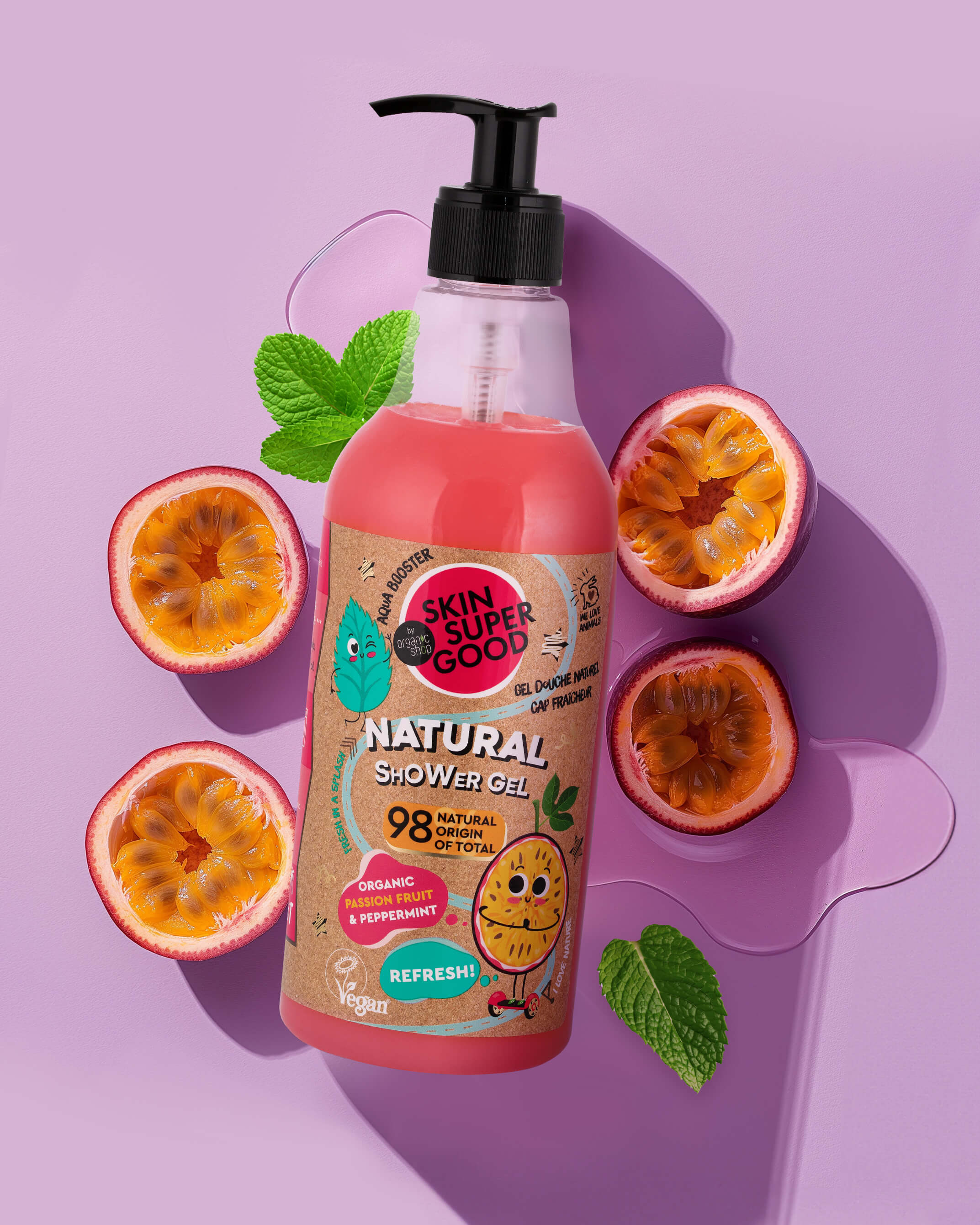 Natural Shower Gel "Refresh"