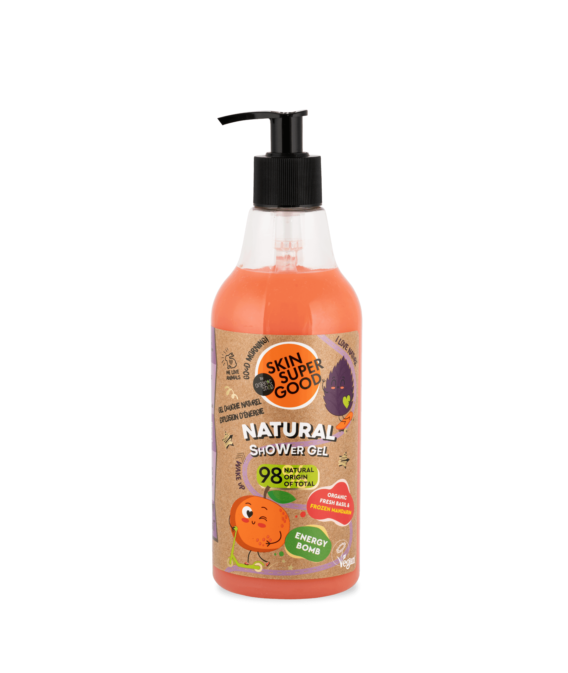 Natural Shower Gel "Energy Bomb"