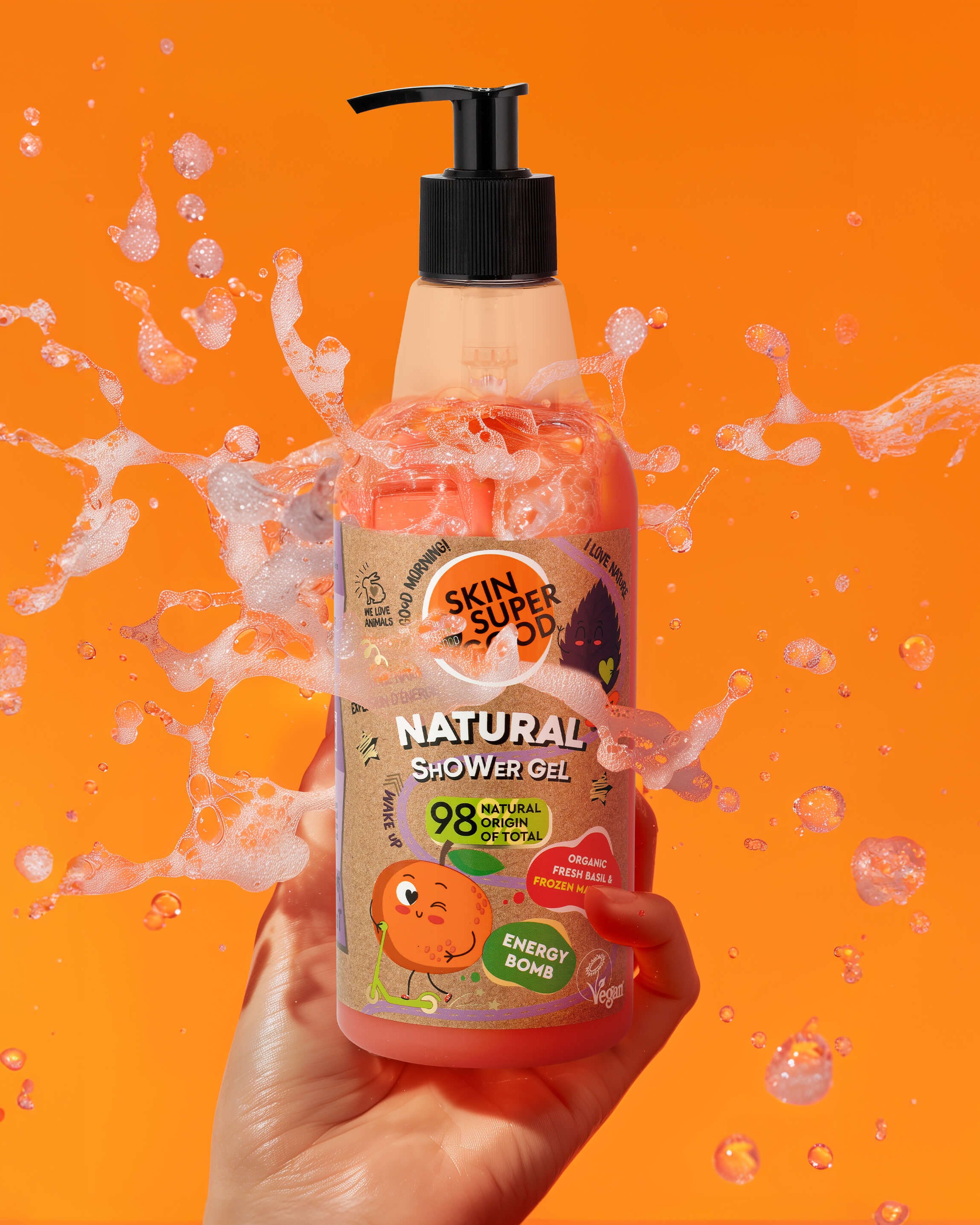 Natural Shower Gel "Energy Bomb"