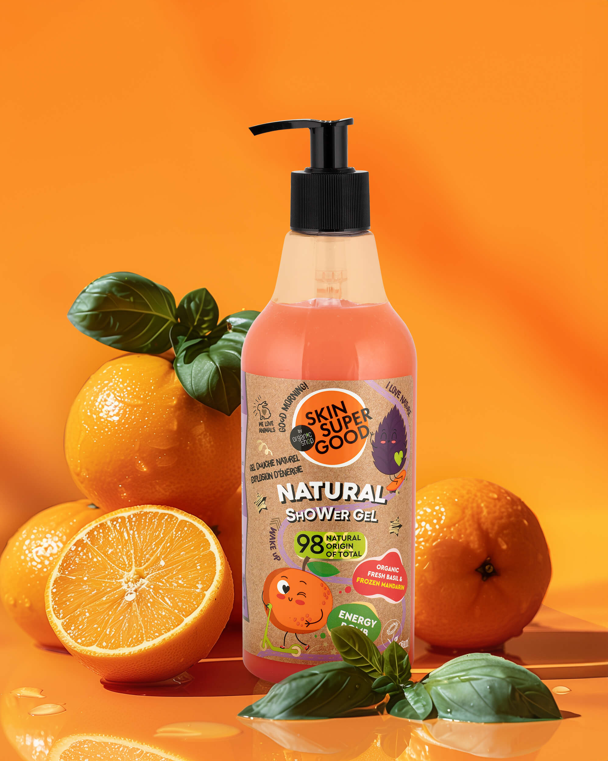 Natural Shower Gel "Energy Bomb"