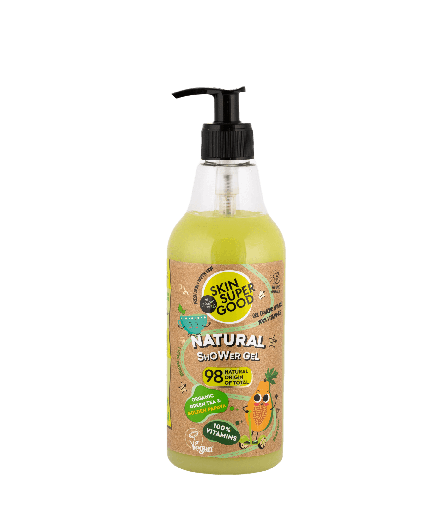 Natural Shower Gel "100% Vitamins"