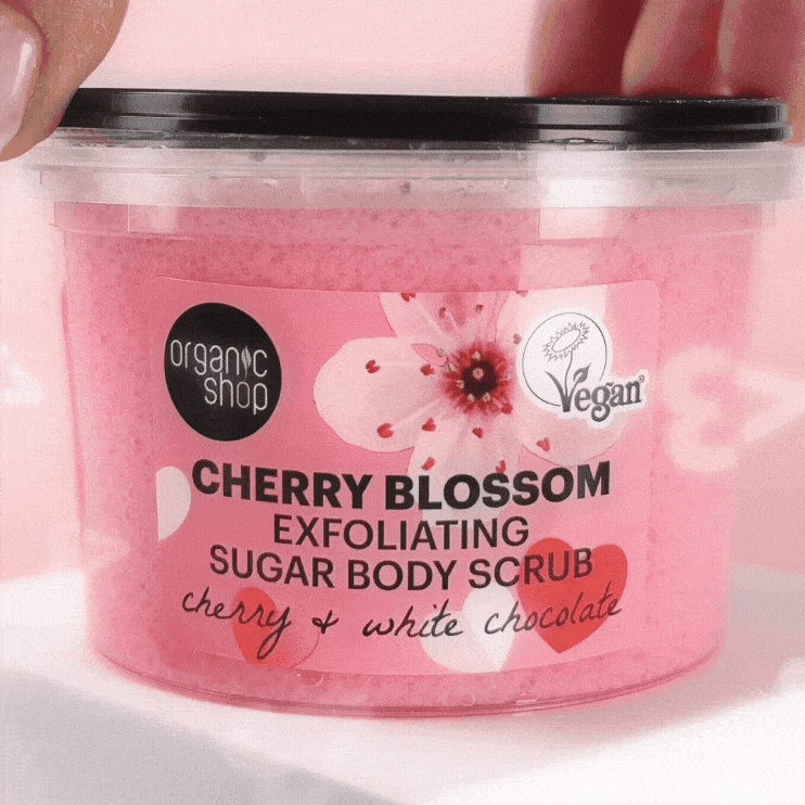 Cherry Blossom Exfoliating Sugar Body Scrub