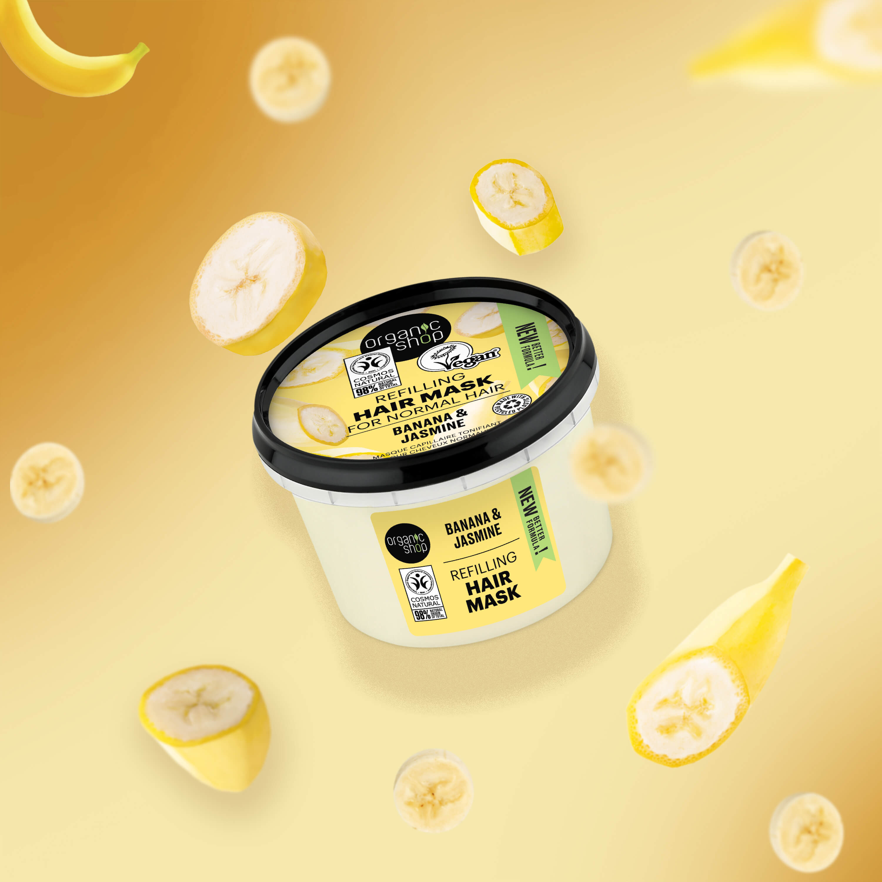 Revitalizing Hair Mask For Normal Hair Banana & Jasmine