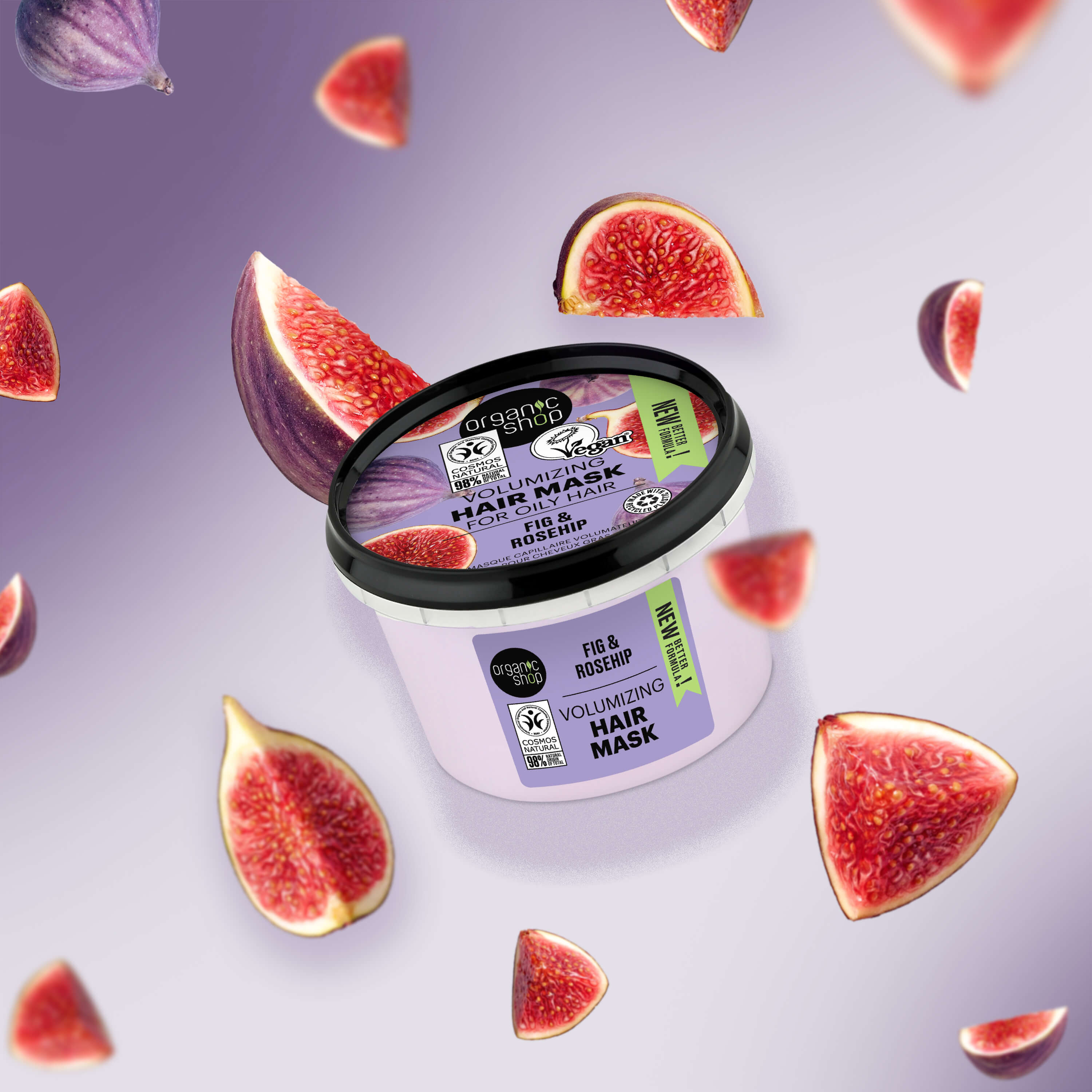 Volumizing Hair Mask For Oily Hair Fig & Rosehip